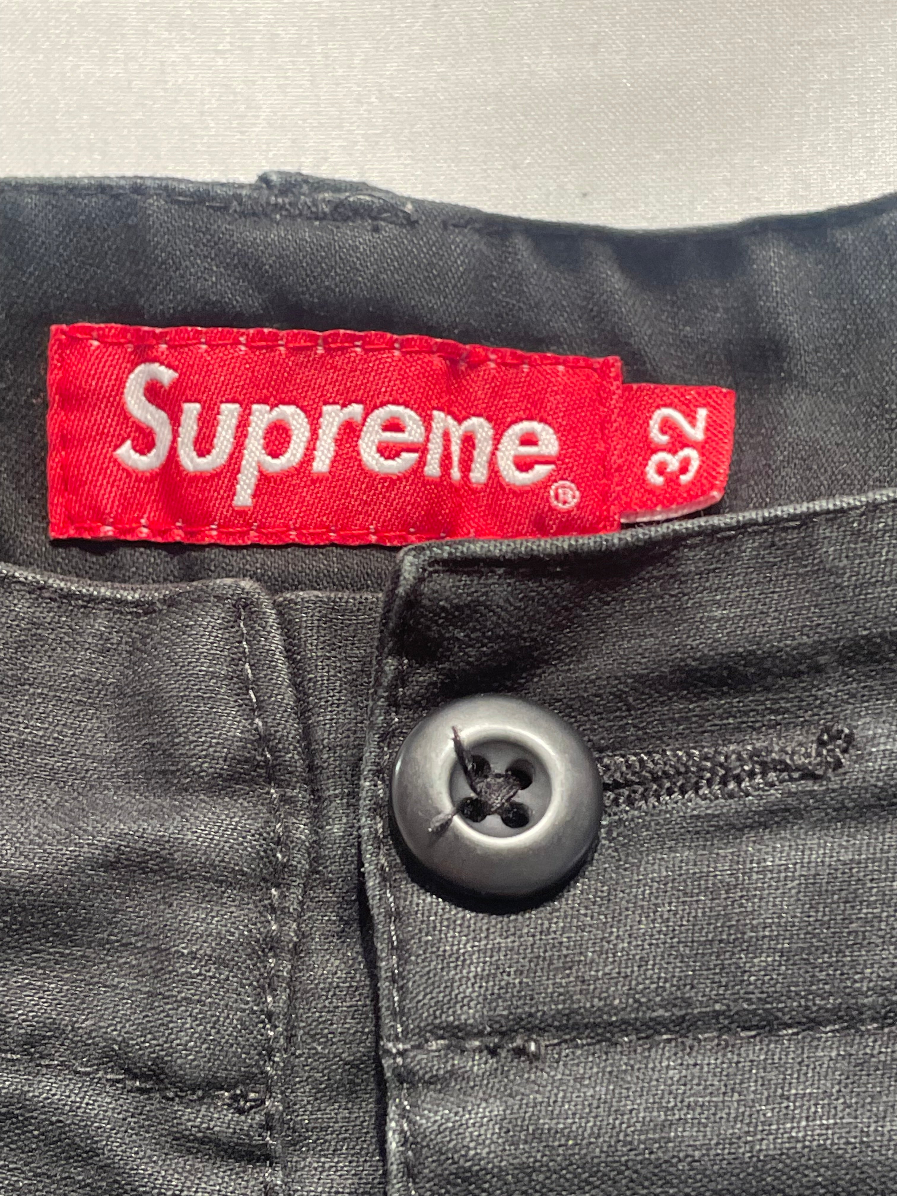 Supreme/Cargo Pants/32/Cotton/BLK/ view 3