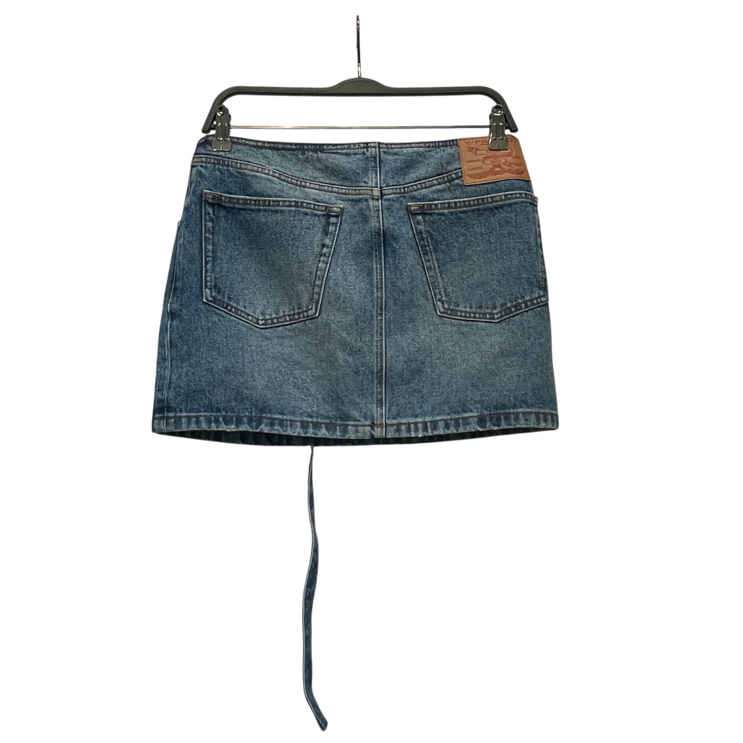 Y/PROJECT/Skirt/26/Cotton/BLU/ view 2