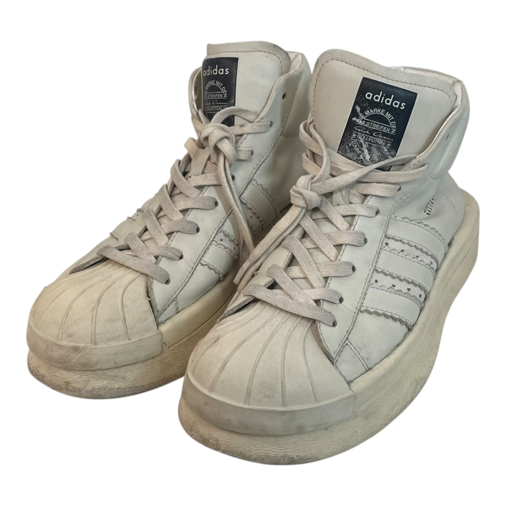Rick Owens/Hi-Sneakers/US 7/Leather/KHK/ART BA9761 US 7 view 1
