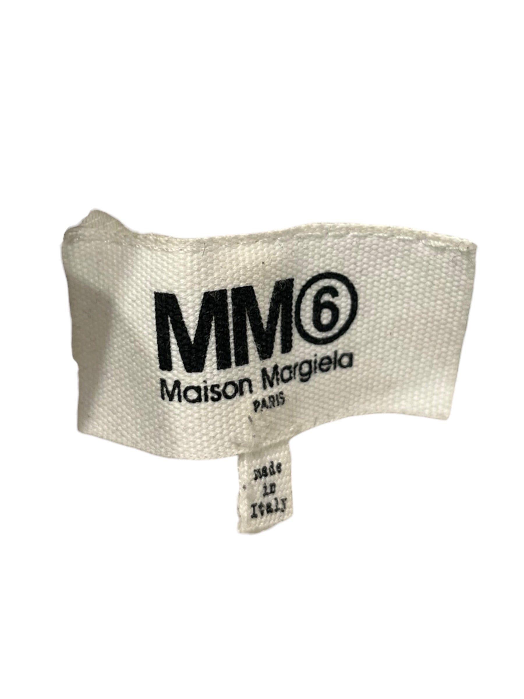 MM6/Straight Pants/42/Cotton/SLV/SLVR OVER WHT view 3