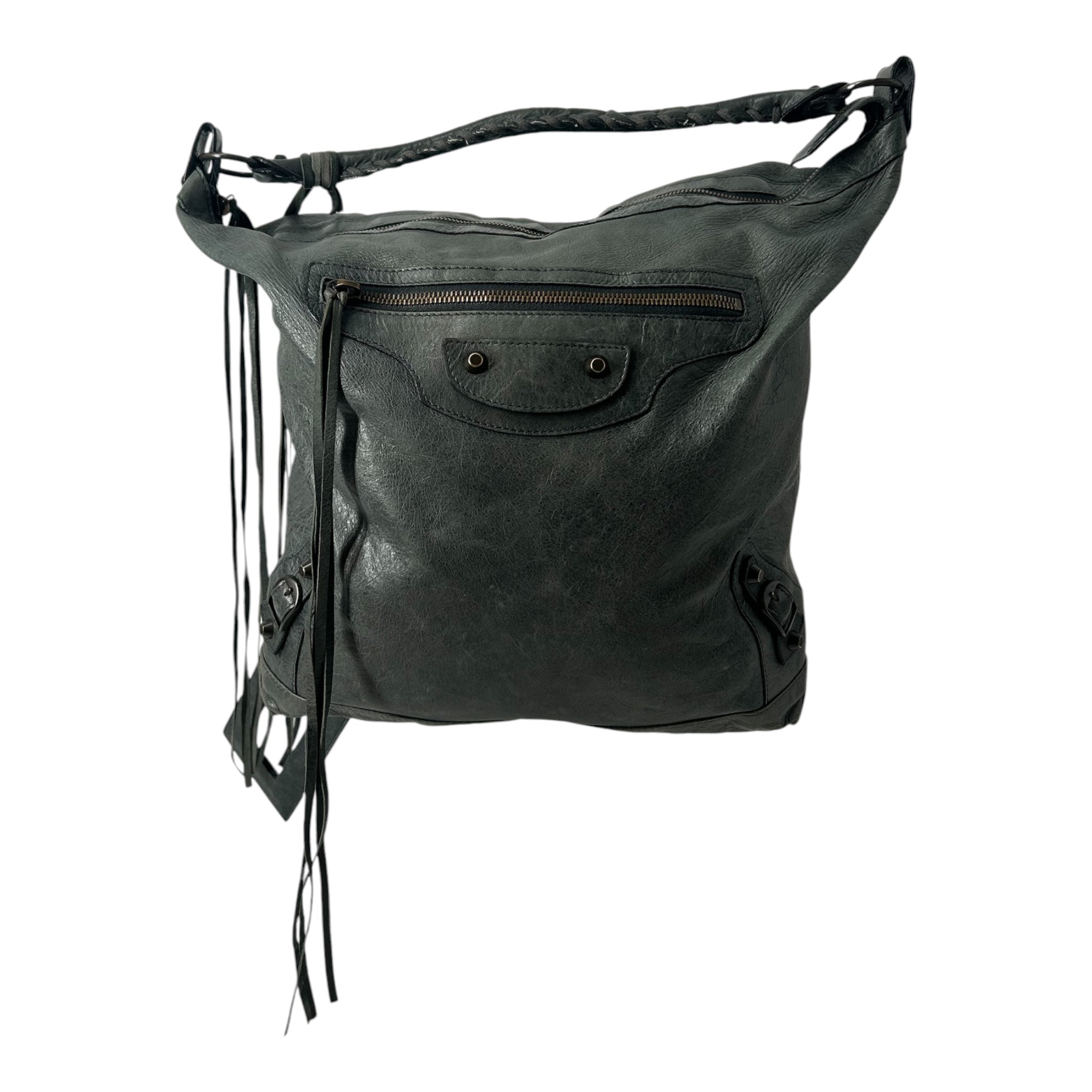 BALENCIAGA/Bag/GRN/GREY/GREEN "DAY" BAG view 1