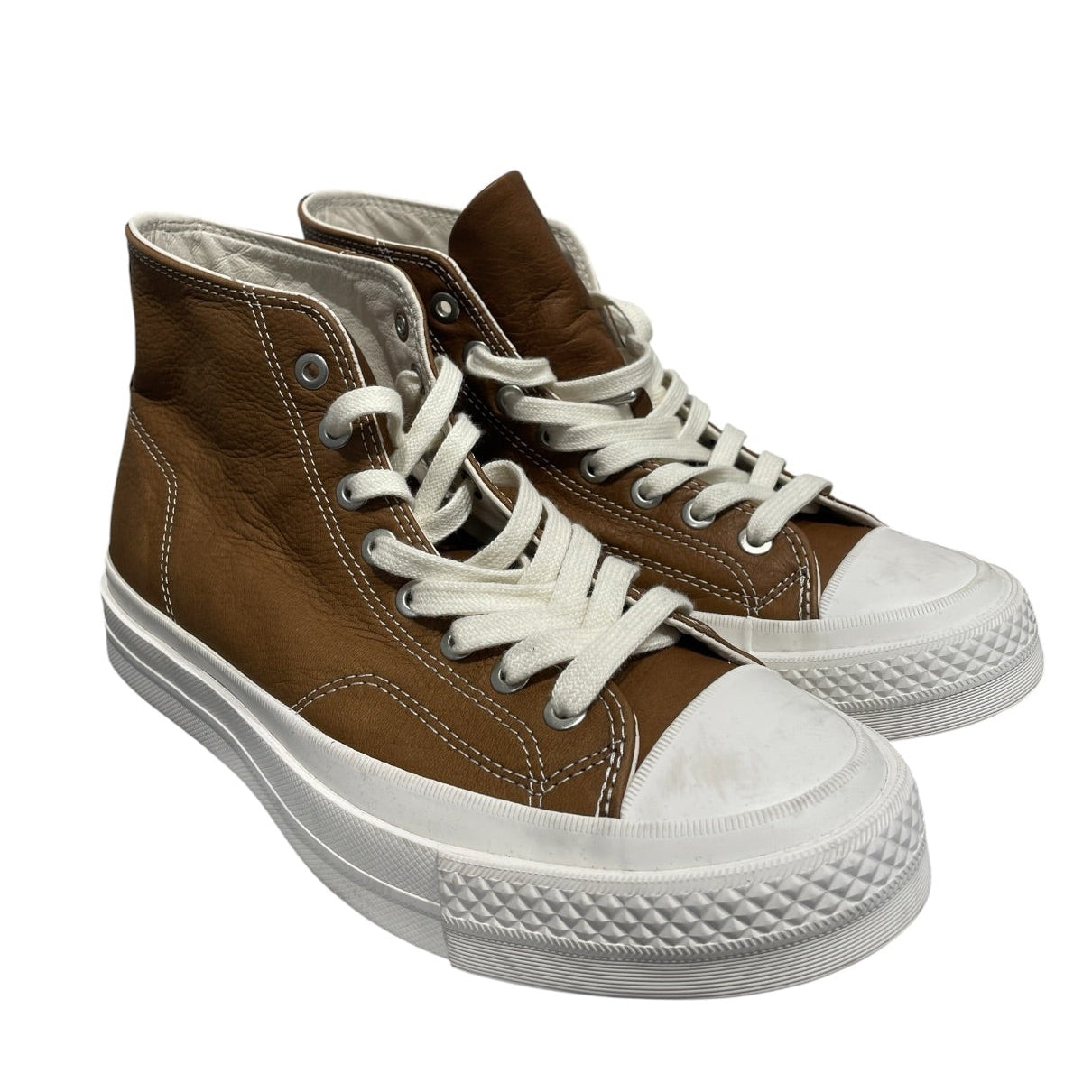 CONVERSE/Hi-Sneakers/US 9.5/Leather/BRW/Premium Leather Chestnut view 1
