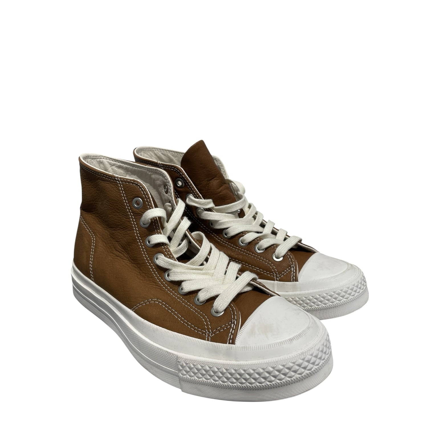 CONVERSE/Hi-Sneakers/US 9.5/Leather/BRW/Premium Leather Chestnut view 1