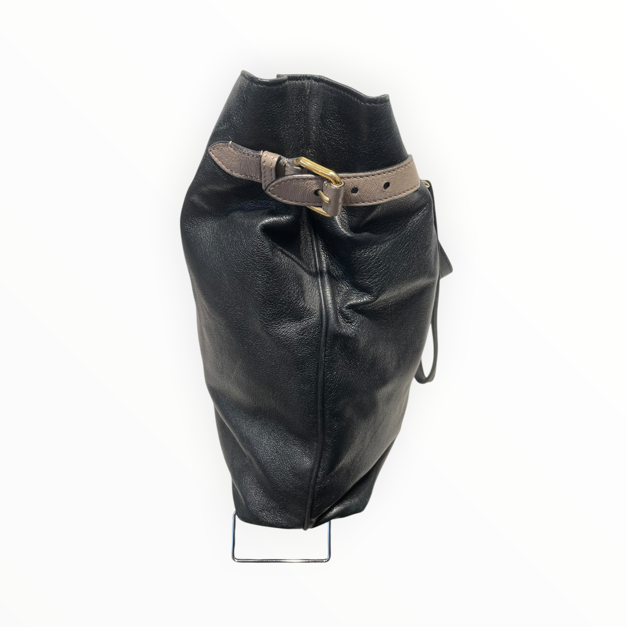 MARC JACOBS/Tote Bag/Leather/BLK/BEIGE ACCENTS view 3