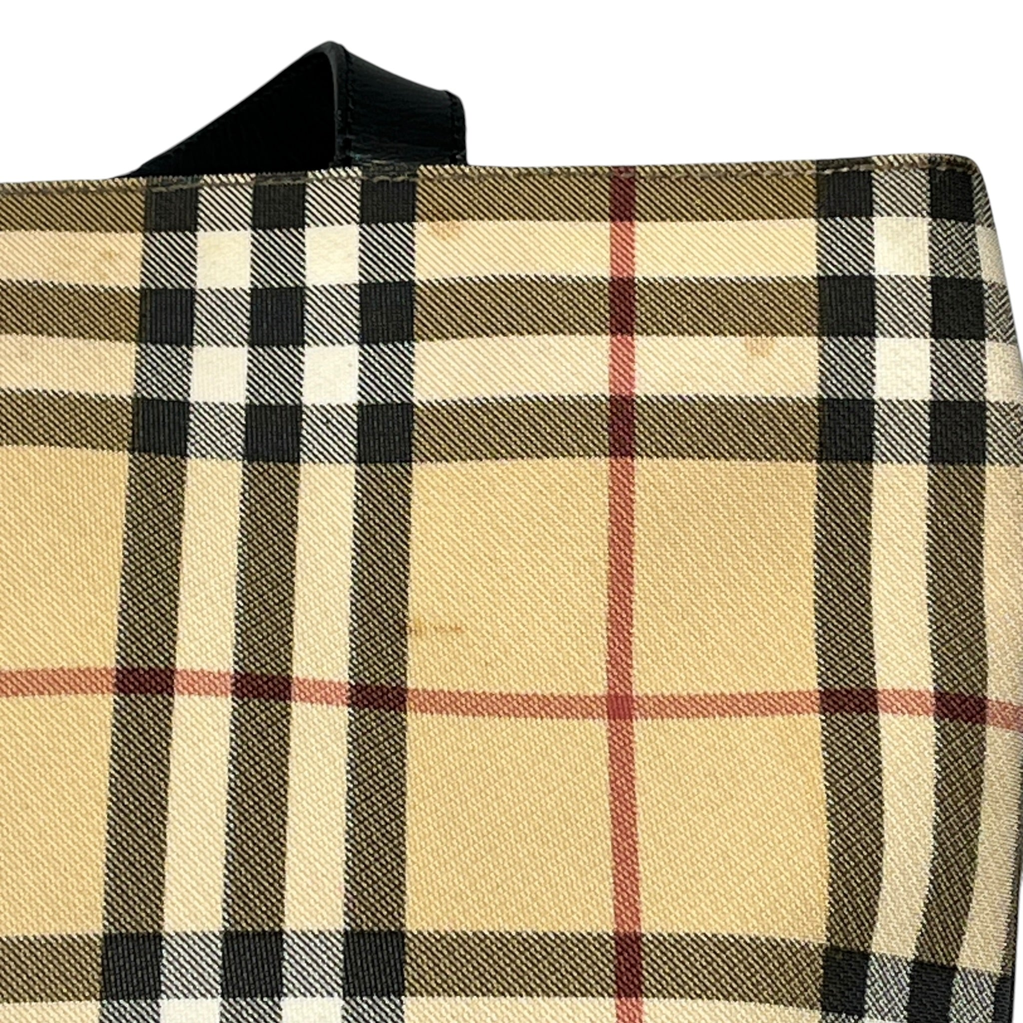 BURBERRY LONDON/Tote Bag/Plaid/BEG/VINTAGE CHECK TOTE view 6