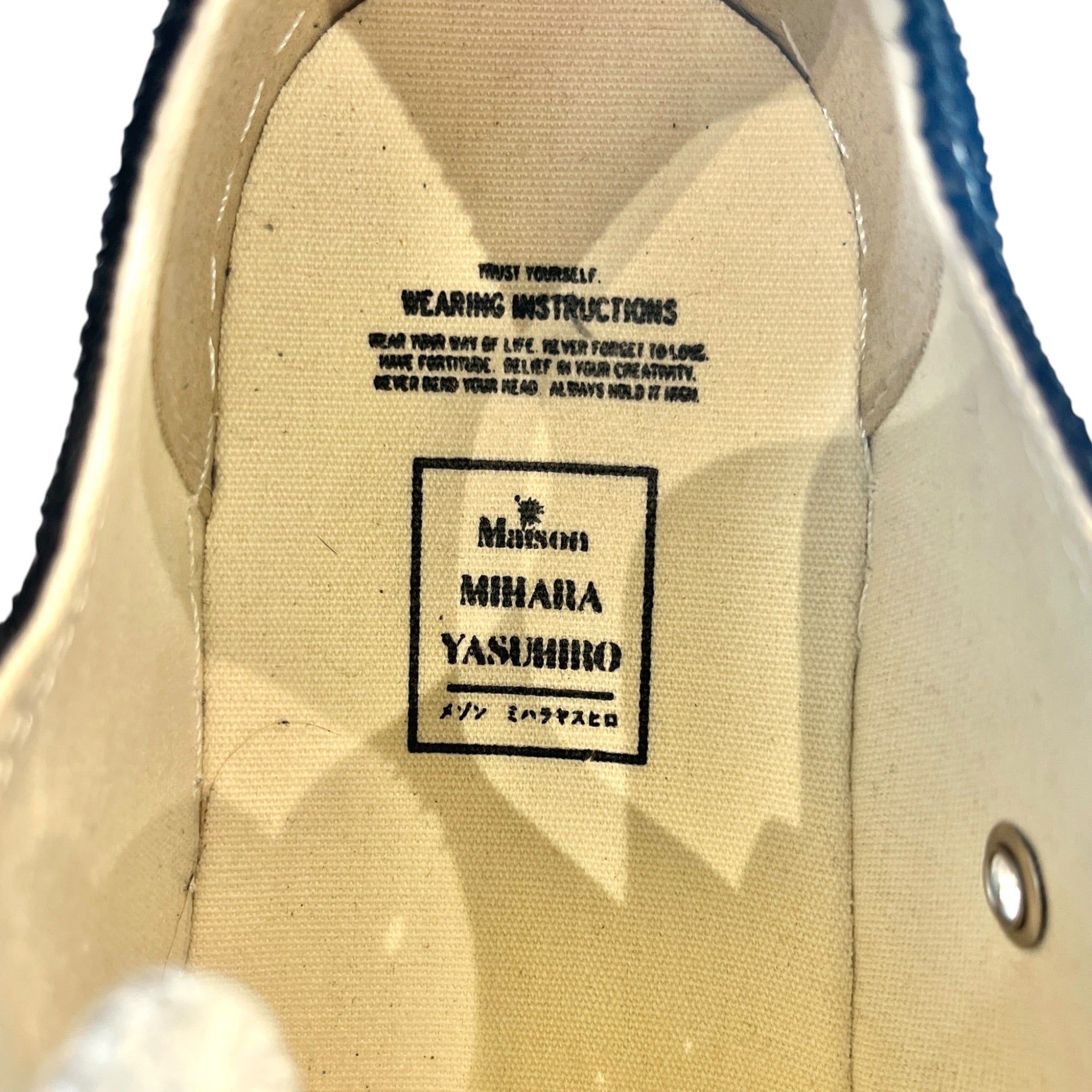 MIHARA YASUHIRO/Low-Sneakers/EU 41/Cotton/BLK/AO5FW702 view 3