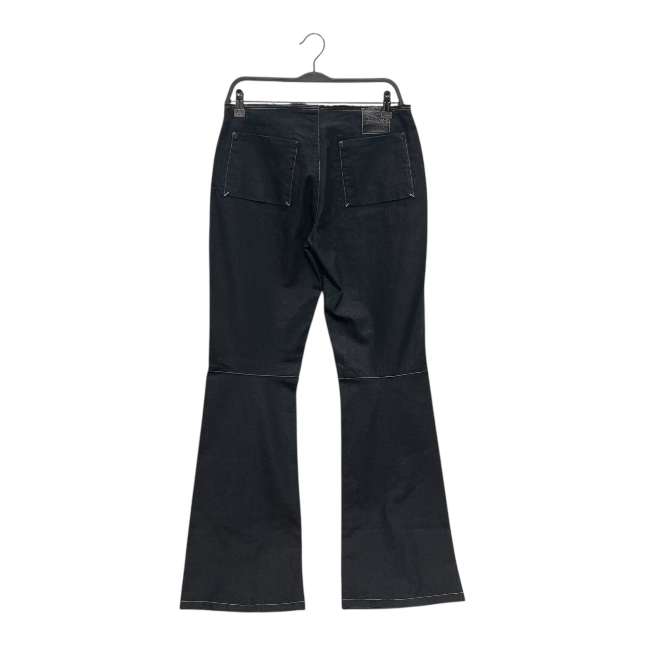 MARITHE FRANCOIS GIRBAUD/Bootcut Pants/28/Cotton/NVY/ view 2