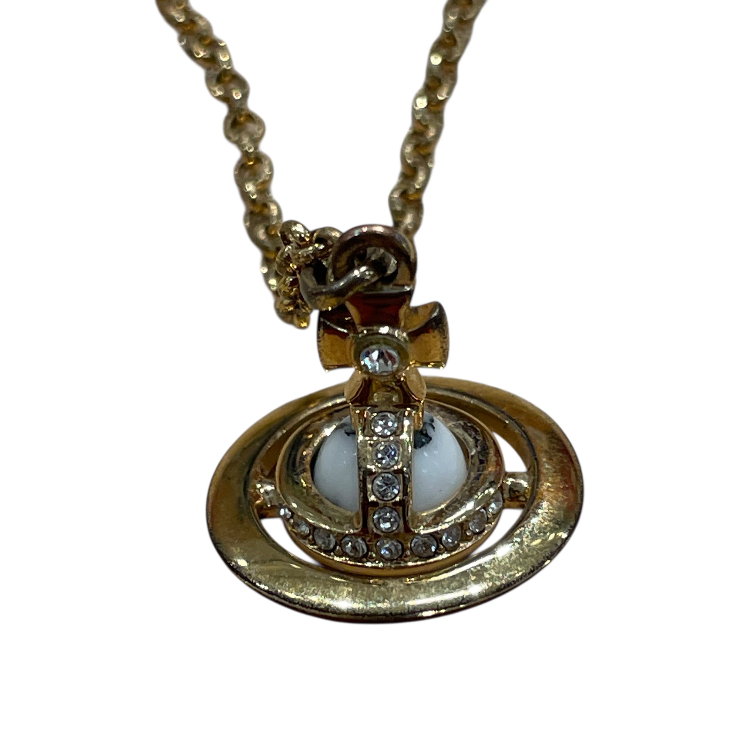 Vivienne Westwood/Necklace/GLD/ORB "WHITE" view 2