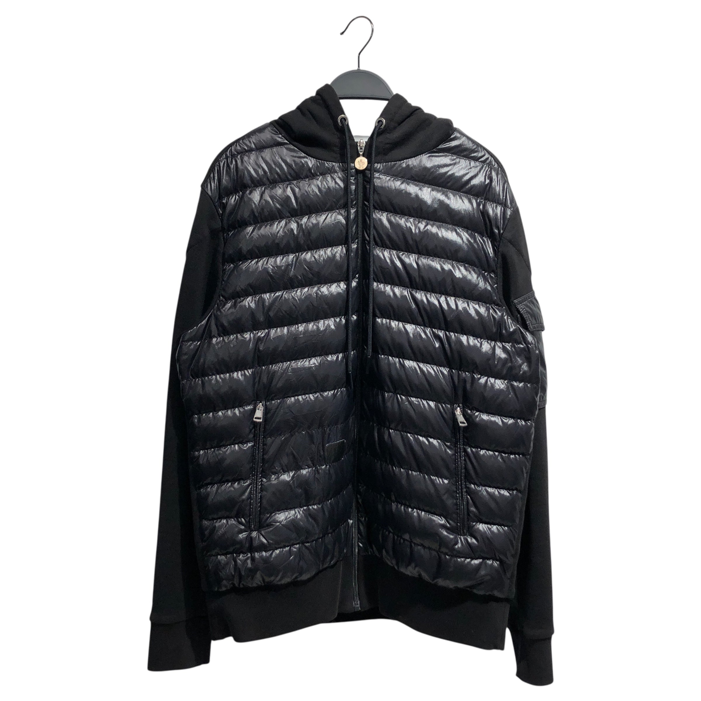 MONCLER/Zip Up Hoodie/L/Cotton/BLK/ view 1