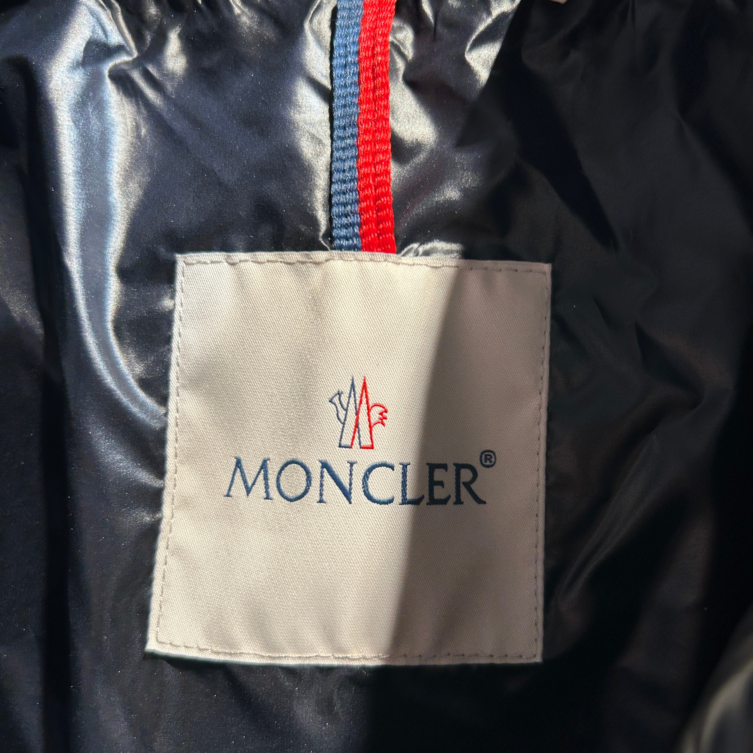 MONCLER/Puffer Jkt/5/Nylon/NVY/Lateltin Padded Varsity view 3