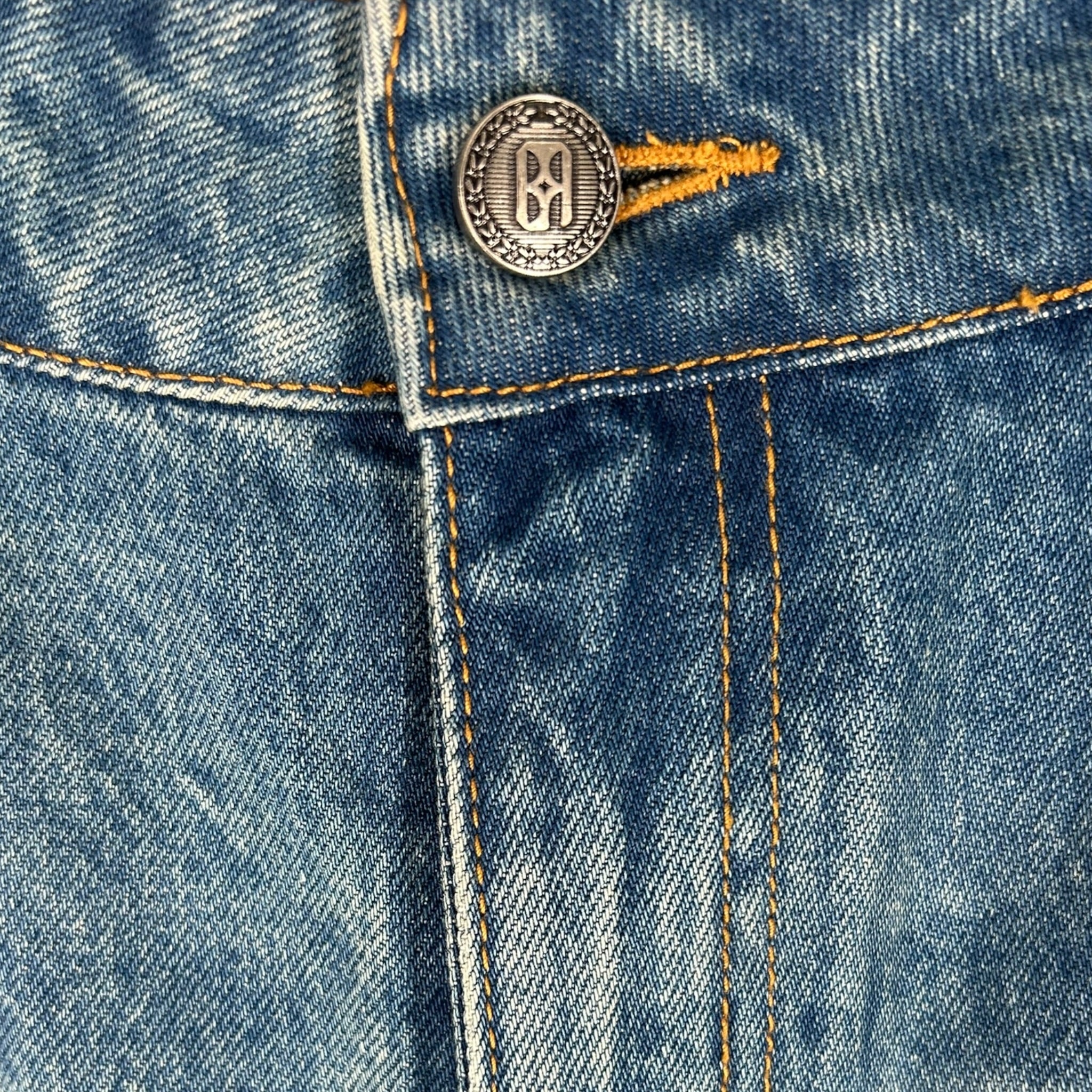 Birth Of Royal Child/Straight Pants/M/Cotton/BLU/CHANEL PATTERN ON THE PPOCKET view 3