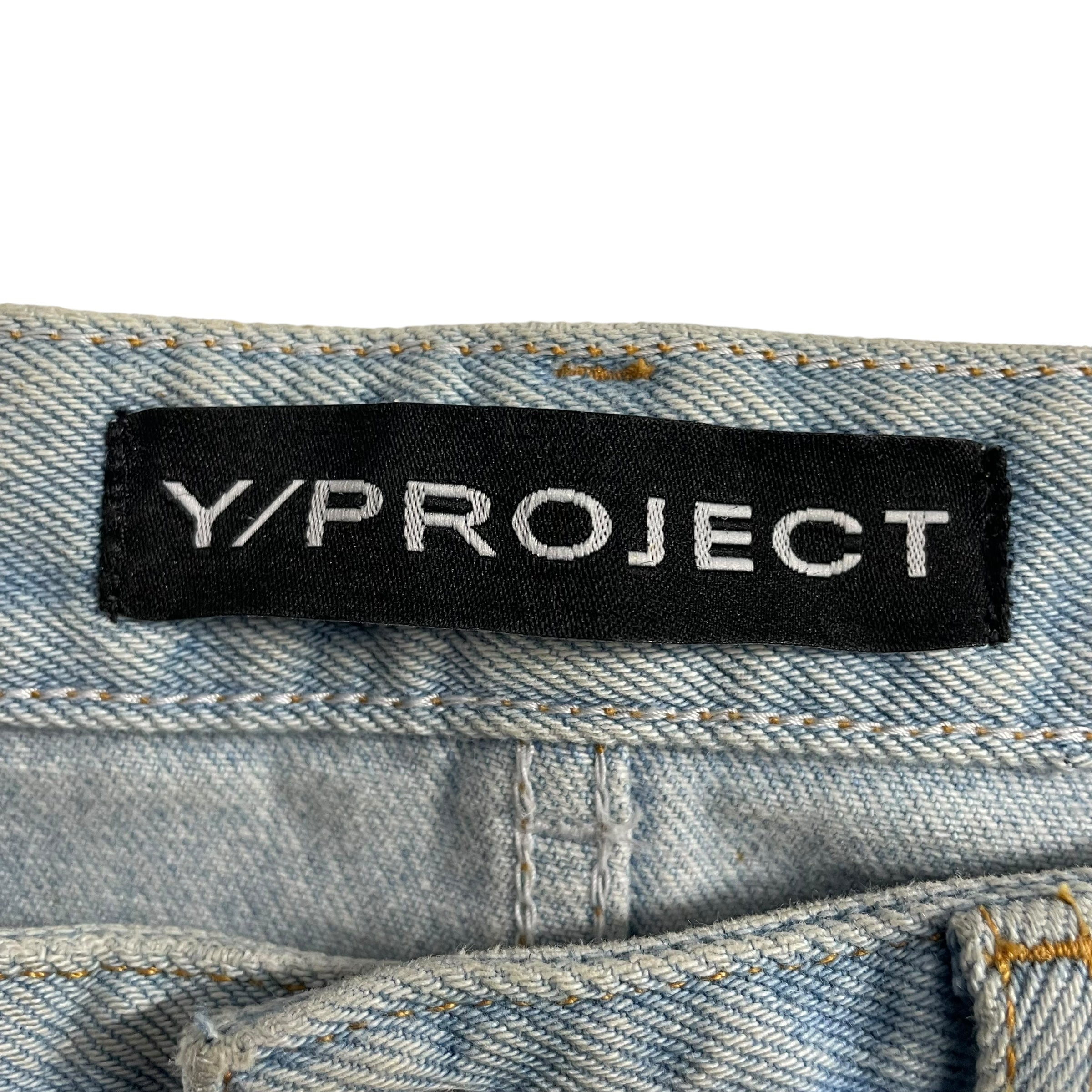 Y/PROJECT/Pants/XS/Denim/BLU/layered view 3