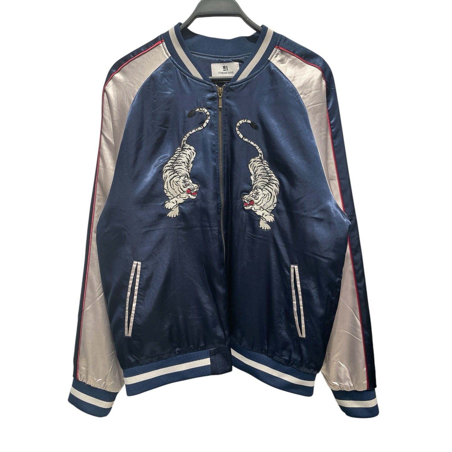 Standard Issue/Souvenir Jkt/L/Nylon/BLU/Tigers and Bonsai Patch view 1