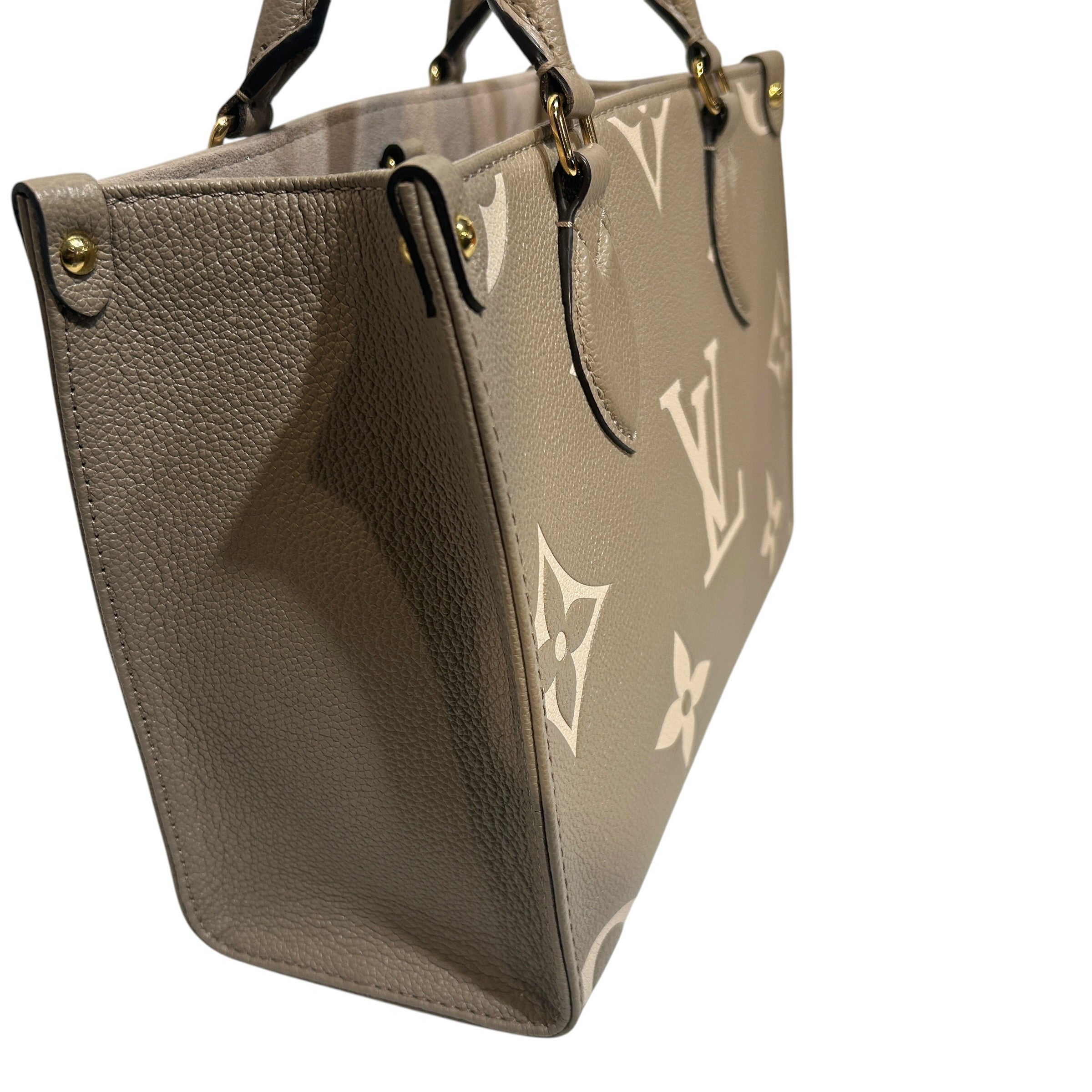 LOUIS VUITTON/Bag/Monogram/Leather/CRM/ON THE GO PM view 8