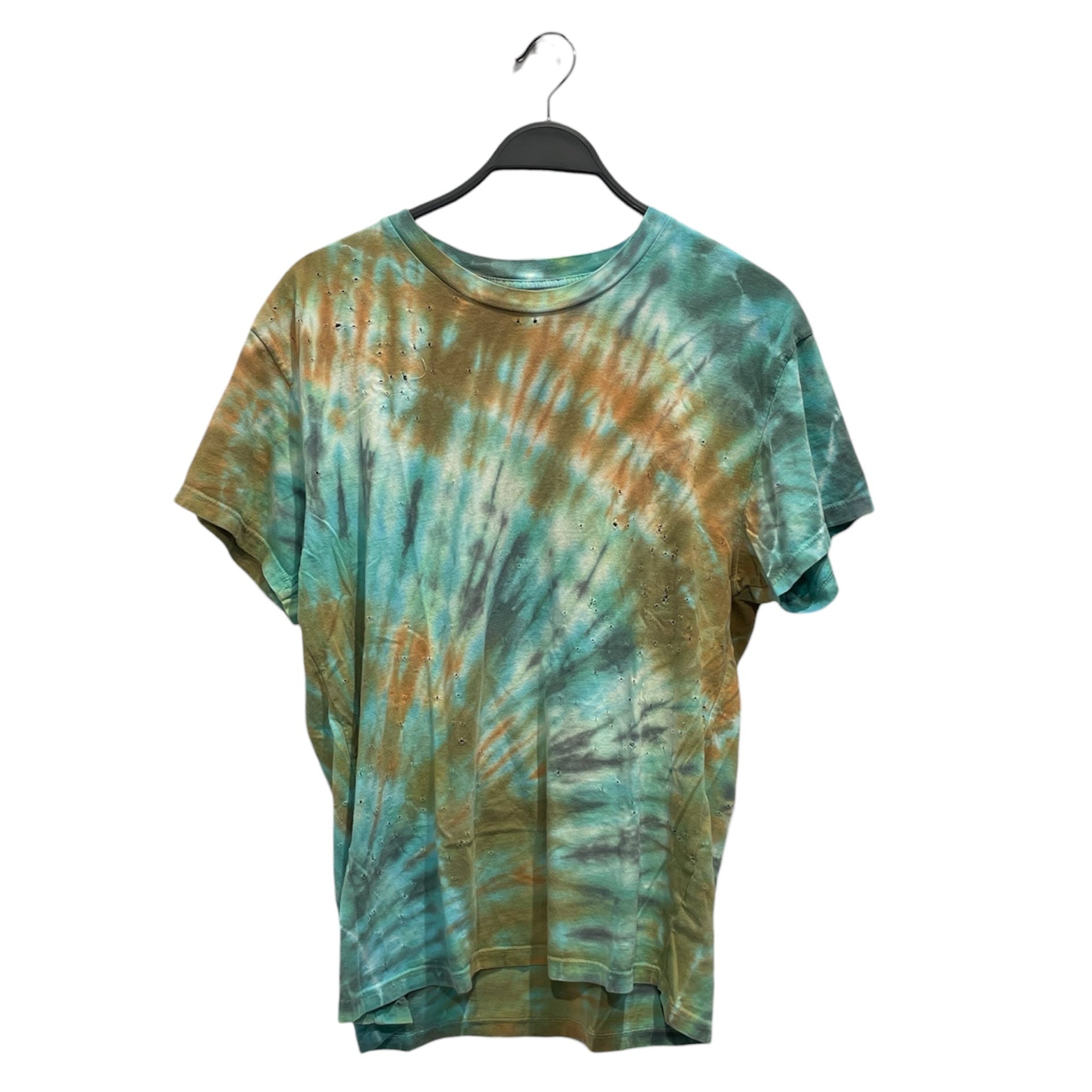 AMIRI/T-Shirt/S/Cotton/MLT/All Over Print/TIE DYE DISTRESSED TEE view 1