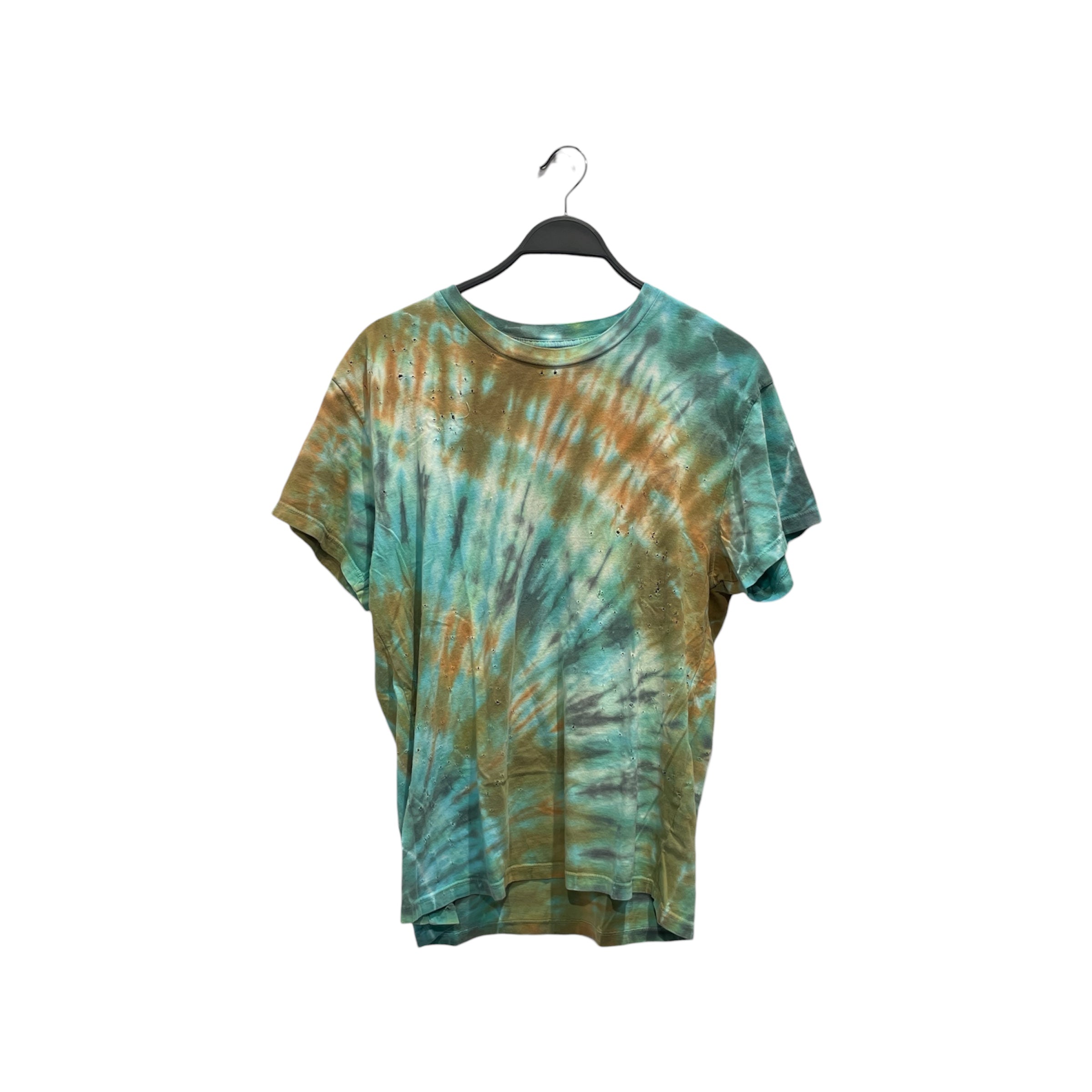 AMIRI/T-Shirt/S/Cotton/MLT/All Over Print/TIE DYE DISTRESSED TEE view 1