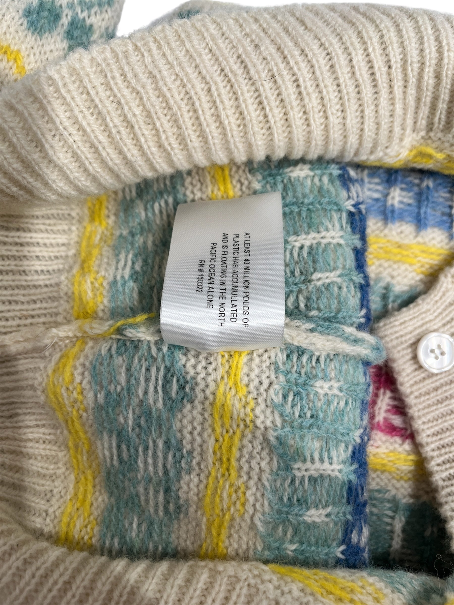 NOAH/Sweater/S/Floral Pattern/Wool/CRM/ view 5