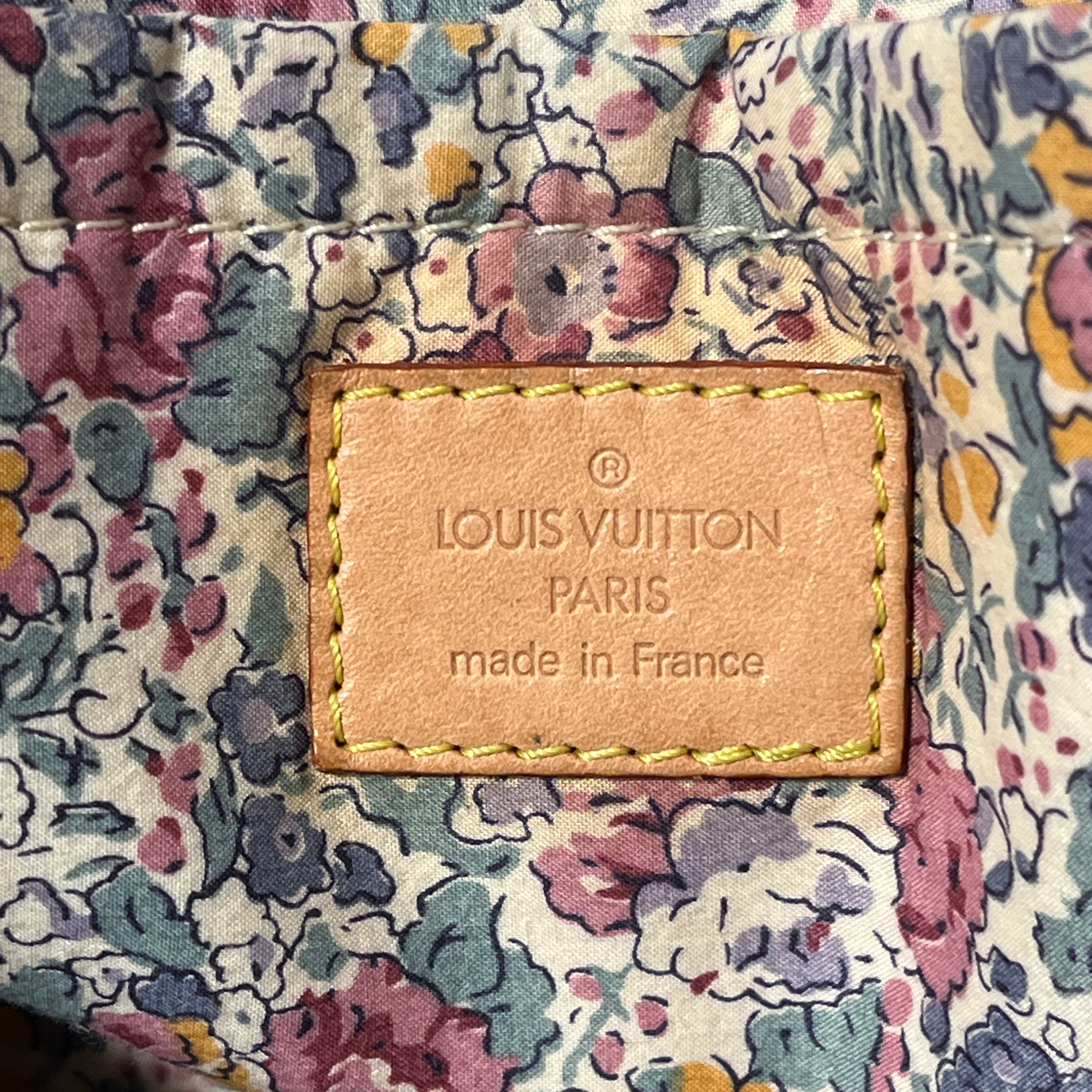 LOUIS VUITTON/Hand Bag/Monogram/Denim/BLU/Monogram Denim Handbag view 3