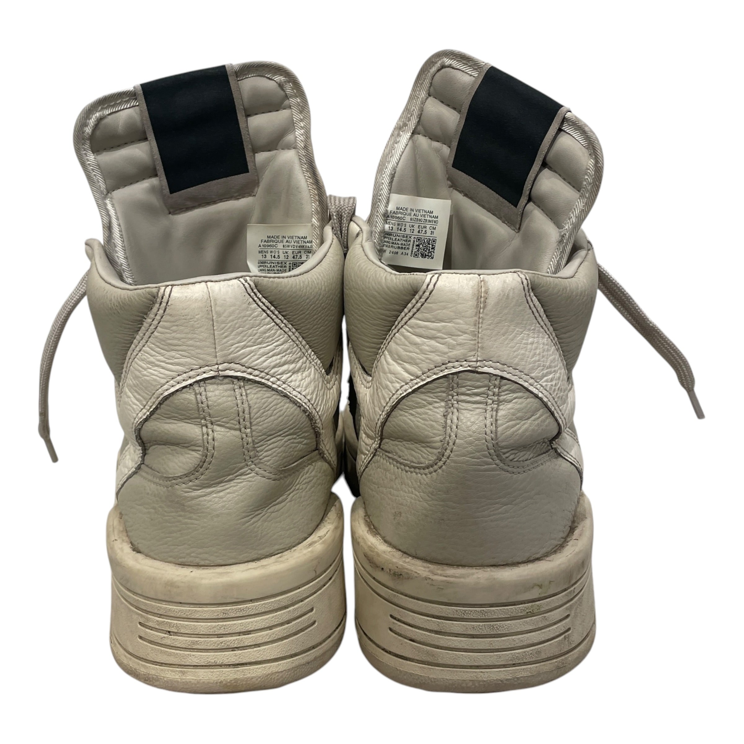 RICK OWENS DRKSHDW/CONVERSE/Hi-Sneakers/US 13/Leather/GRY/A10960C view 3