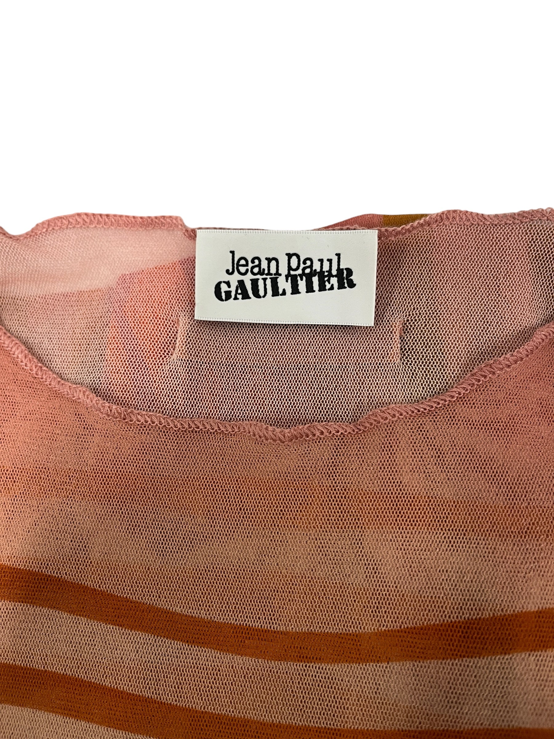 Jean Paul Gaultier/LS Dress/M/All Over Print/Polyester/MLT/BODY MORPHING PRINT view 3