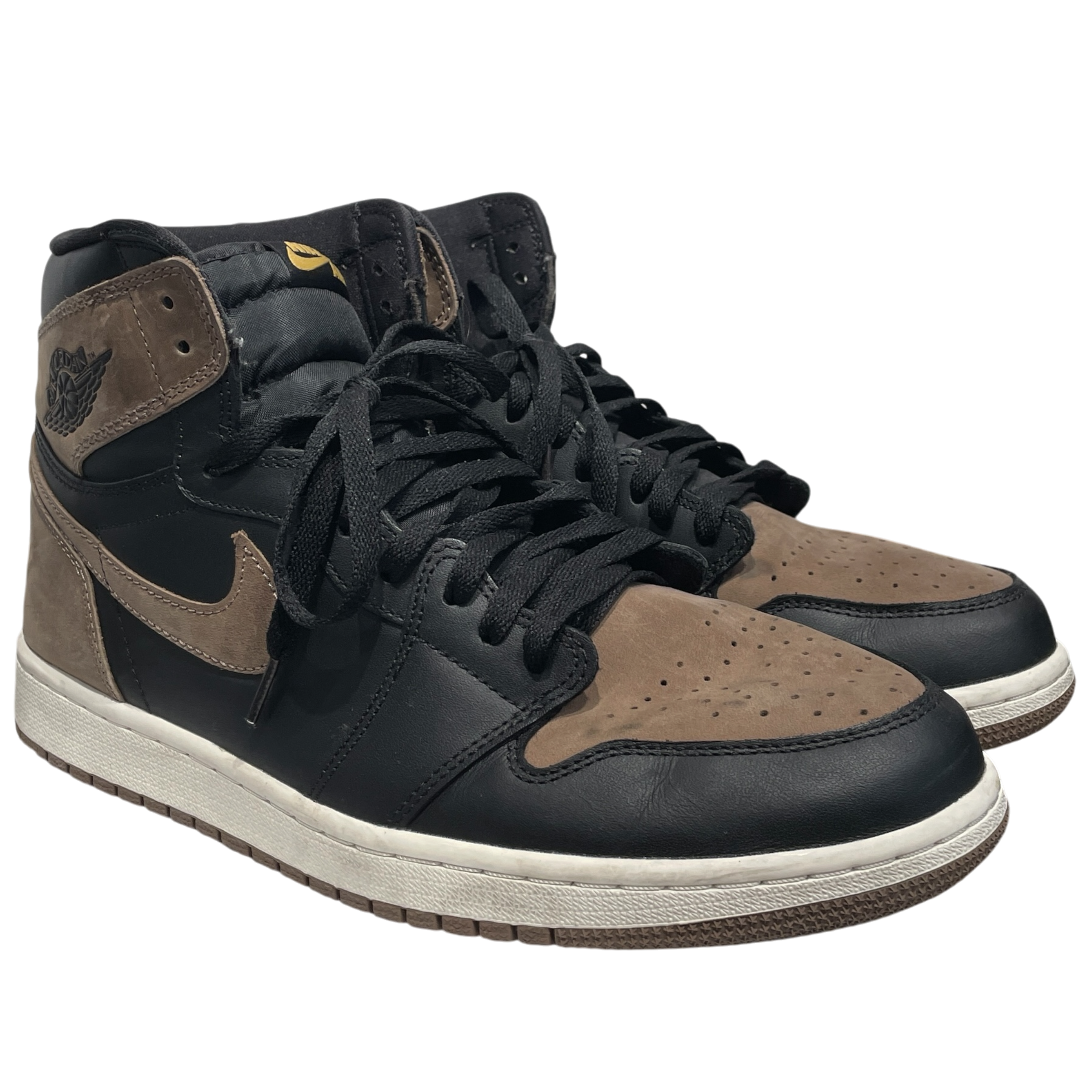 JORDAN BRAND/Hi-Sneakers/US 12/Leather/BRW/ view 1