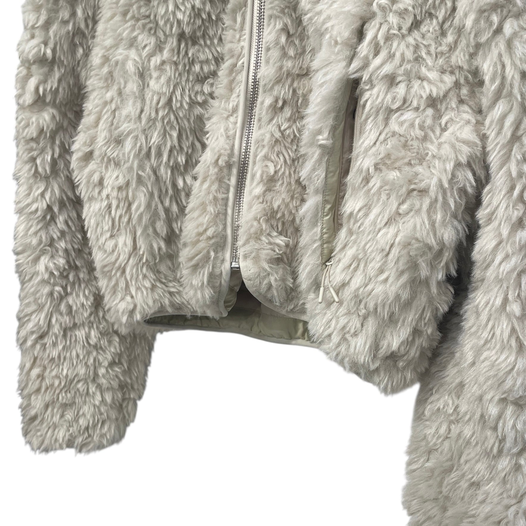 entire studios/Jacket/M/Fake Fur/CRM/Single Breasted/CROPPED view 4