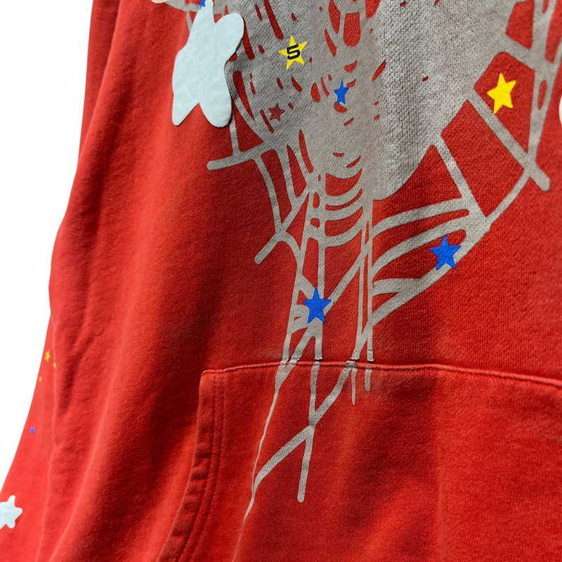 SPIDER/Hoodie/XL/Cotton/RED/Spyder Red Hoodie Size XL