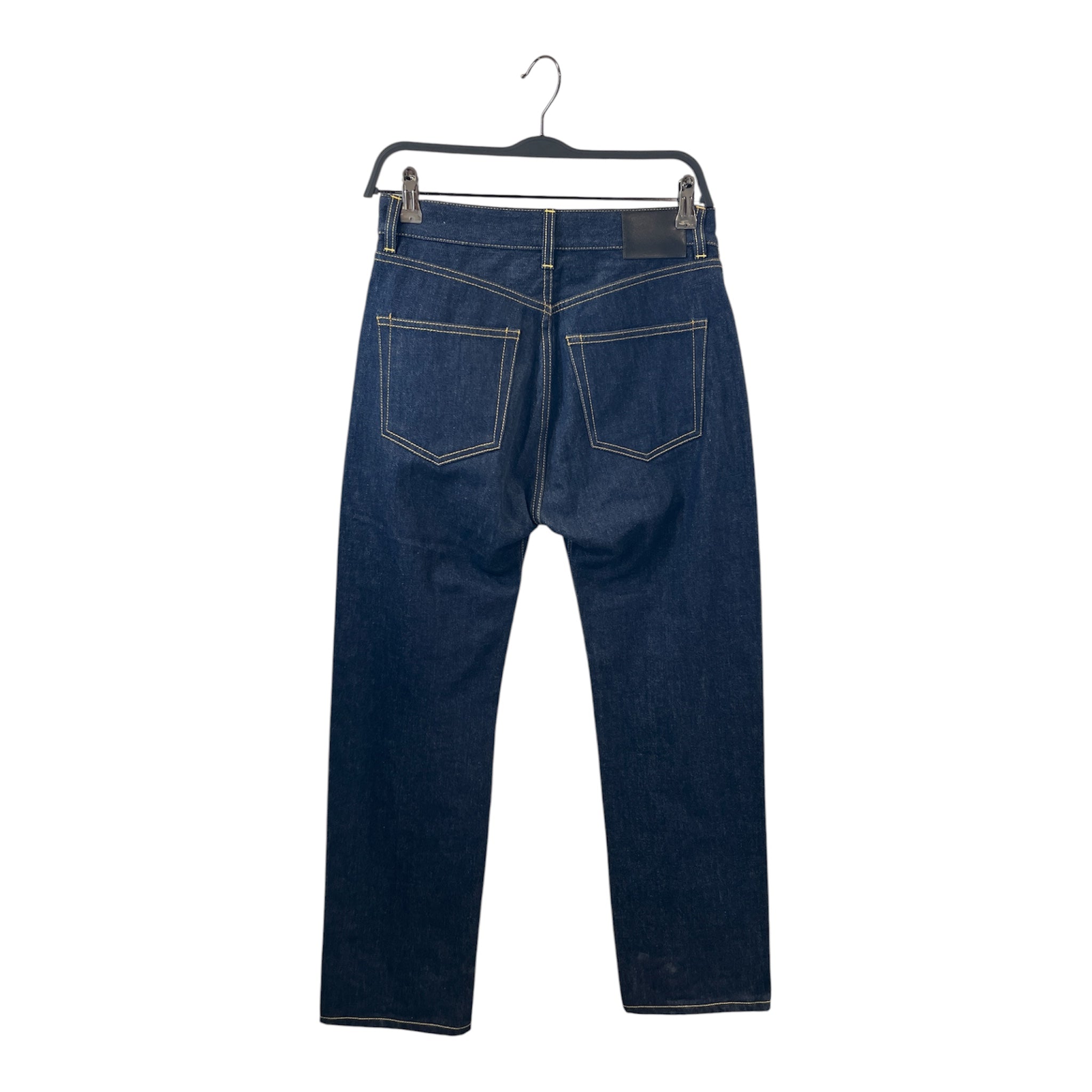 R13/Wide Leg Pants/27/Denim/NVY/ORANGE STITCHNG view 2