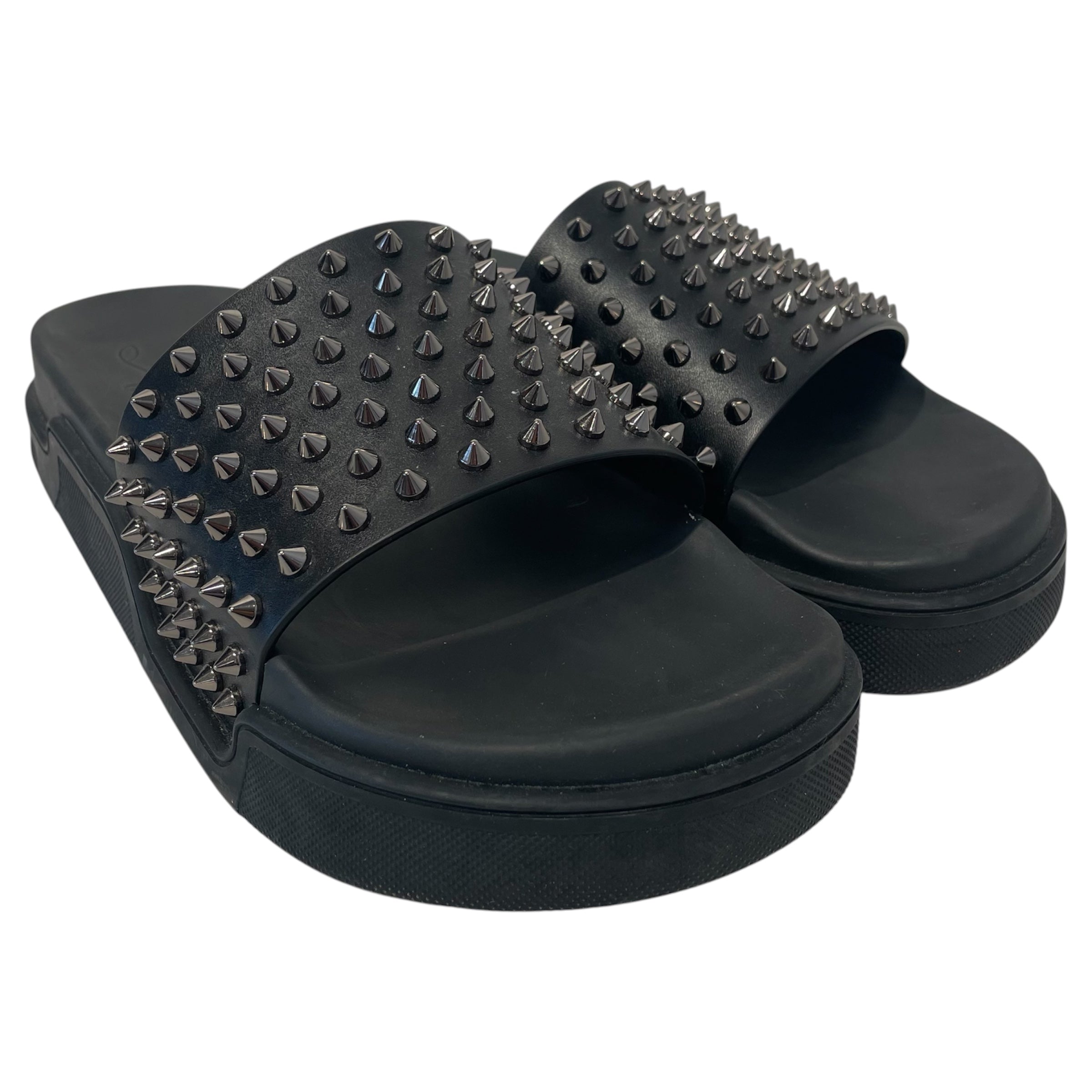 Christian Louboutin/Low-Sneakers/EU 43/Cotton/BLK/ view 1