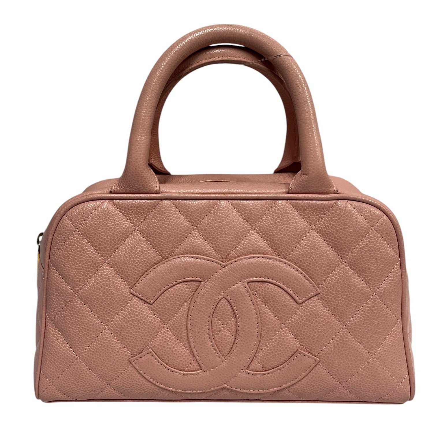 CHANEL/Hand Bag/Leather/PNK/TIMELESS BOWLING BAG view 1