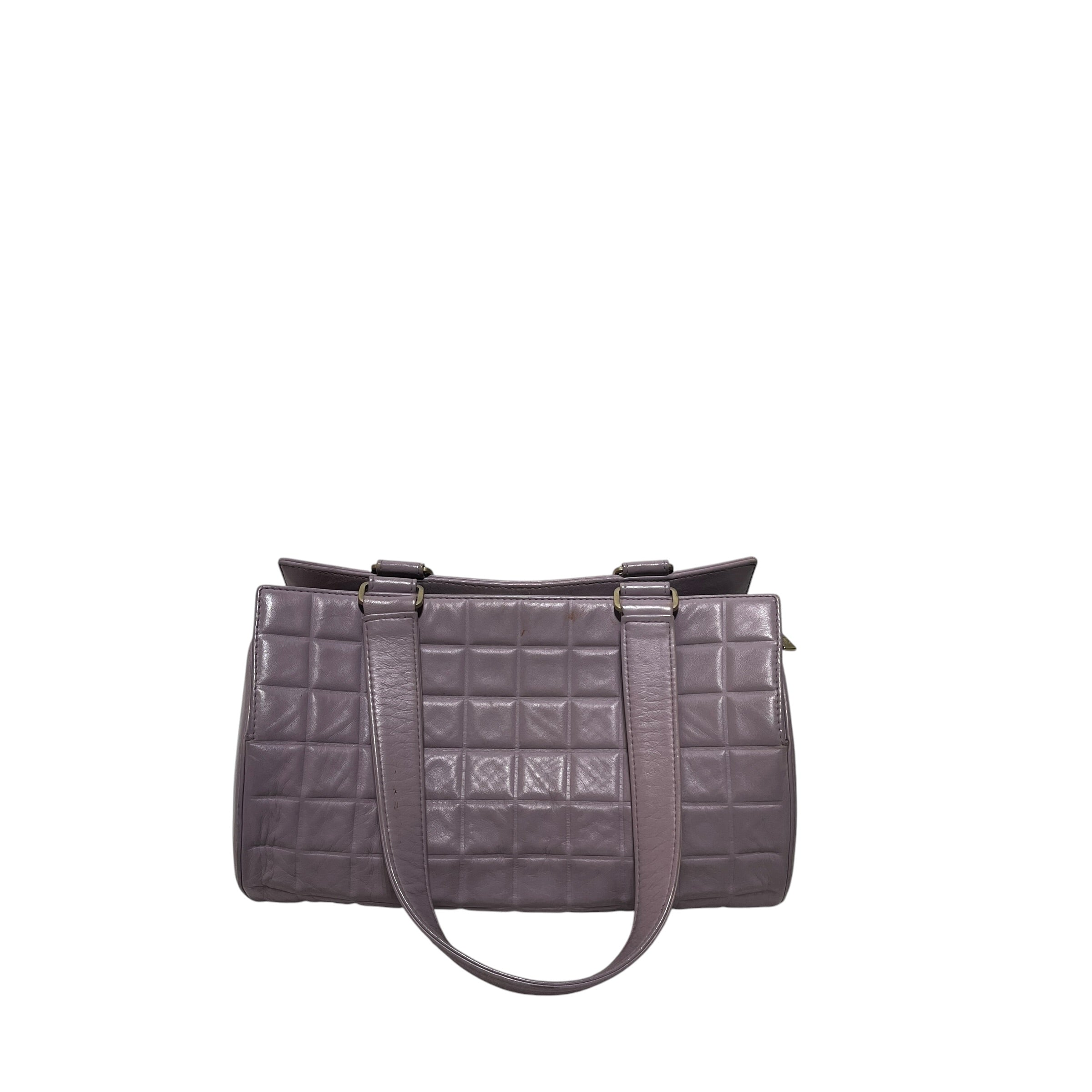 CHANEL/Boston Bag/Leather/PPL/Chocolate Bar Quilted Leather view 1