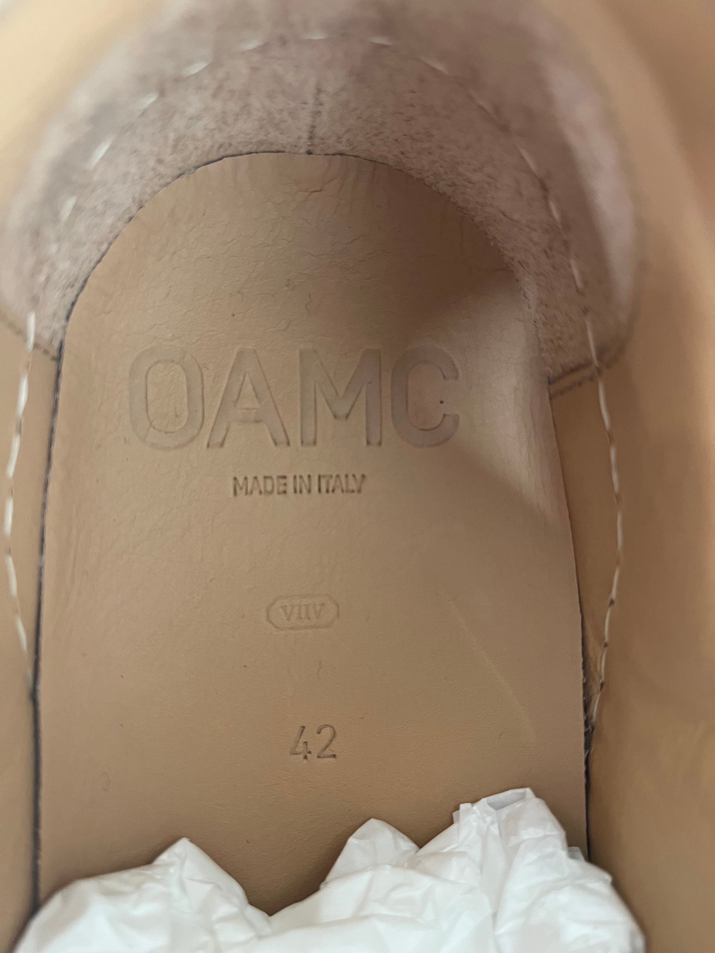 OAMC(OVER ALL MASTER CLOTH)/Low-Sneakers/EU 42/Leather/WHT/FW1.9 CREAM SOLE view 3