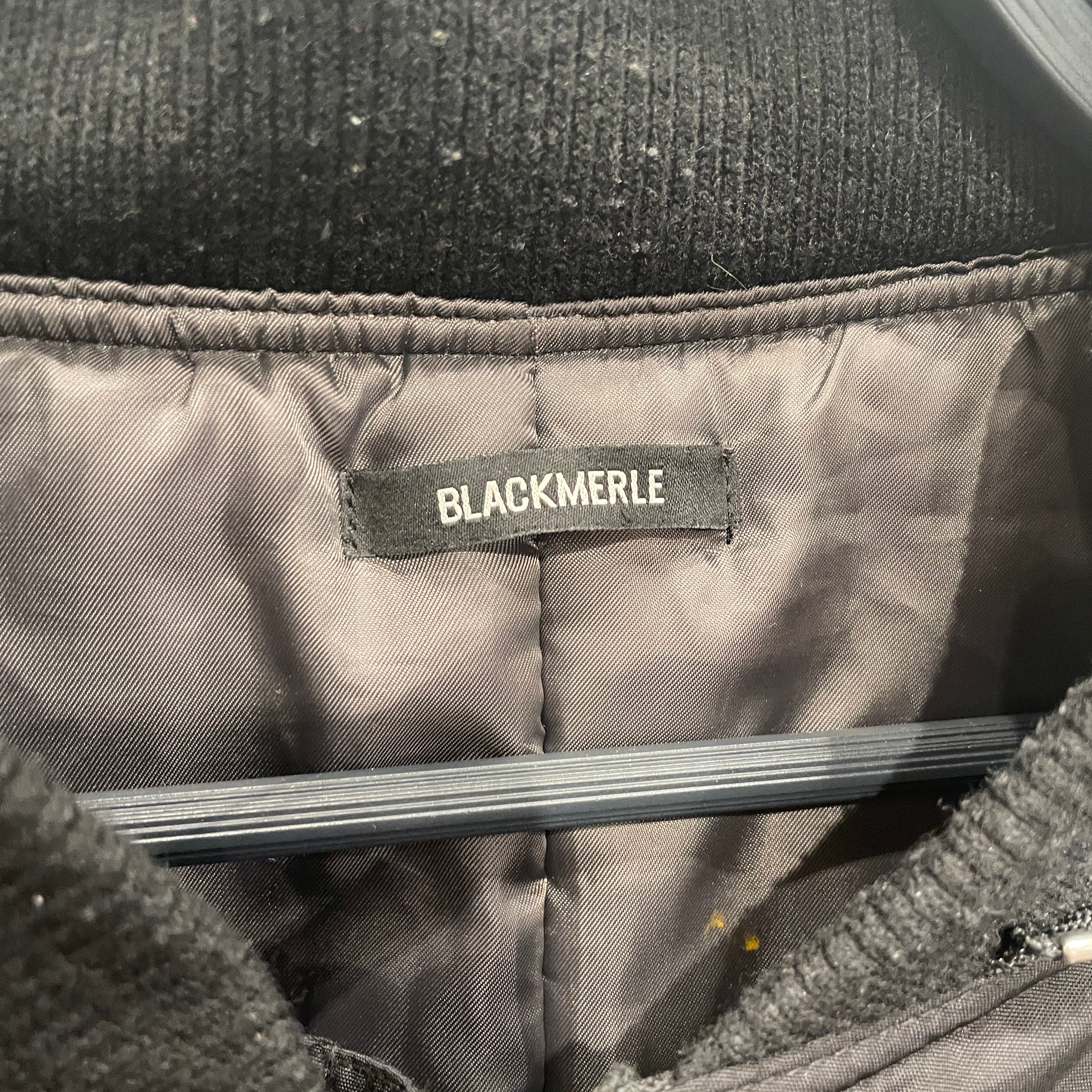 BLACK MERLE/Puffer Jkt/L/Nylon/BLK/BM UTILITY CARGO ZIPPER JKT view 3