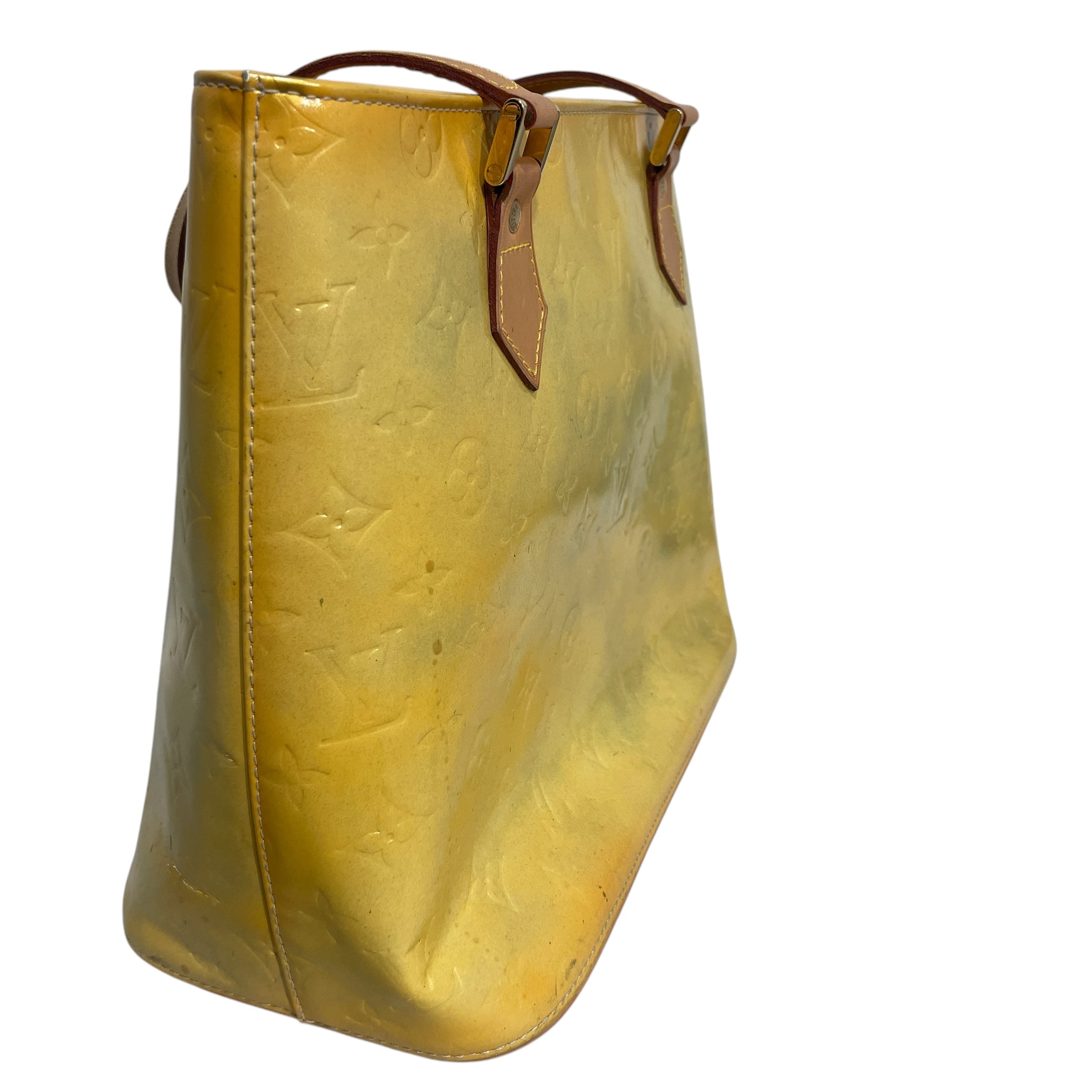 LOUIS VUITTON/Tote Bag/Monogram/Leather/YEL/Ventris tote view 5