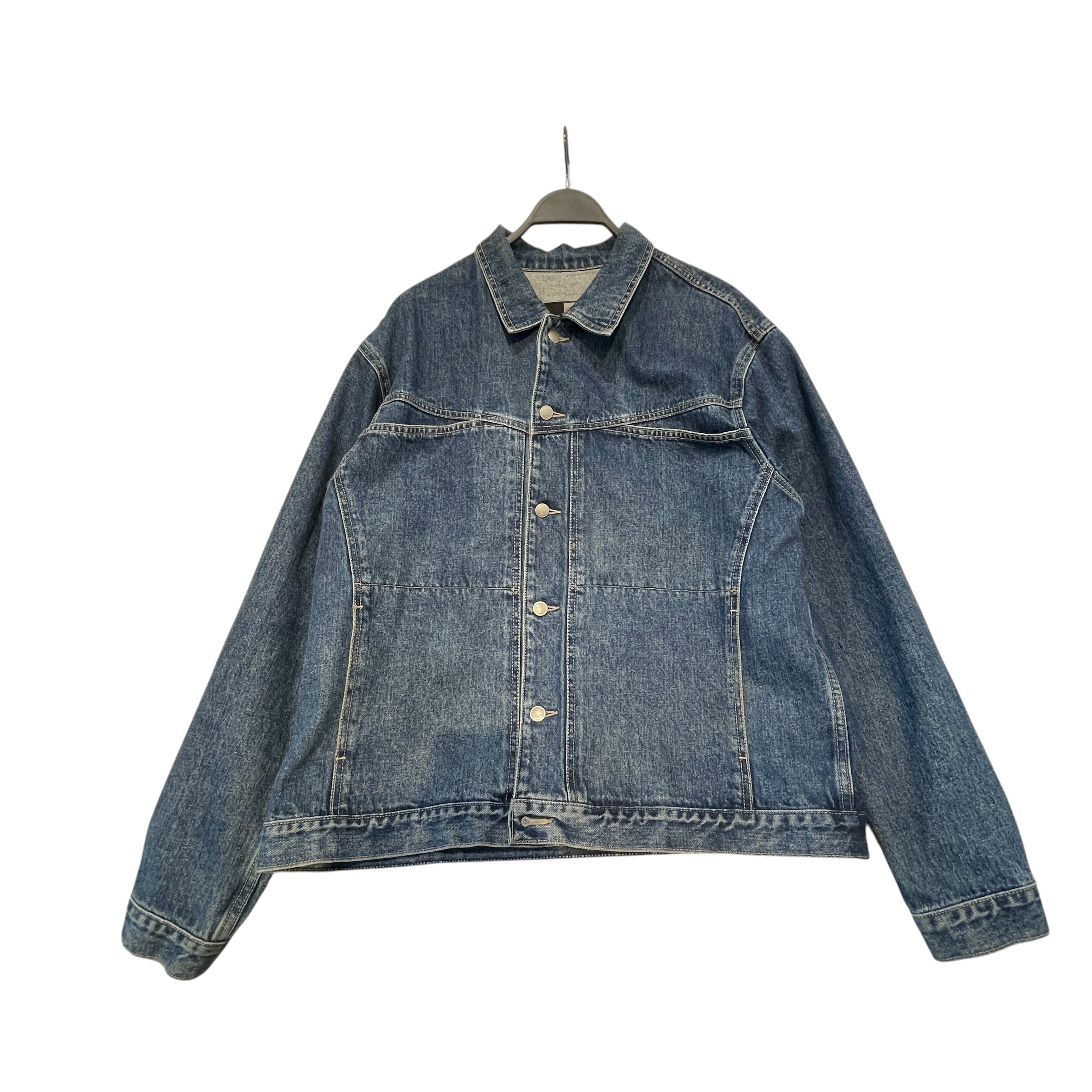 MARITHE FRANCOIS GIRBAUD/Denim Jkt/XL/Denim/NVY/Multi-Pocket Button-up Jacket view 1