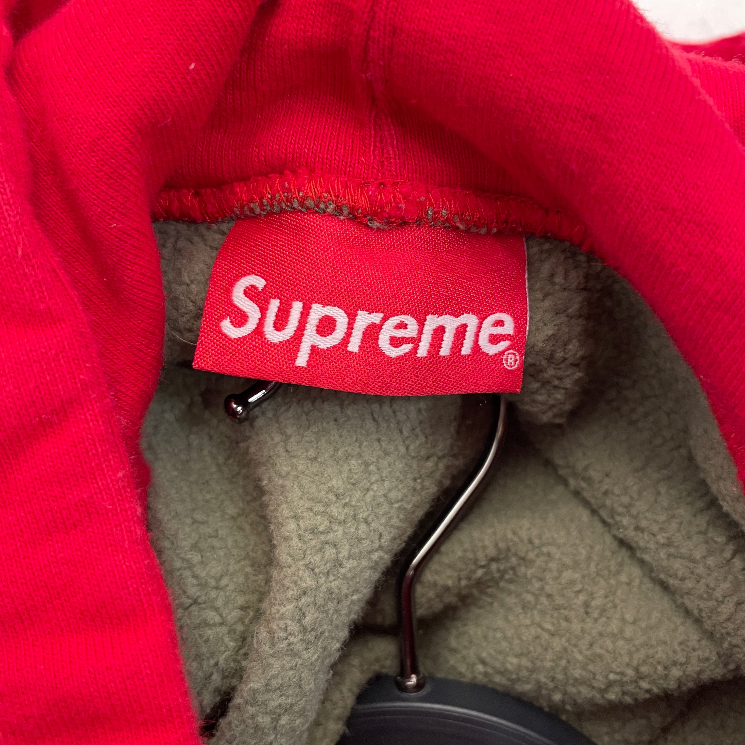 Supreme/Hoodie/M/Cotton/GRN/ view 3