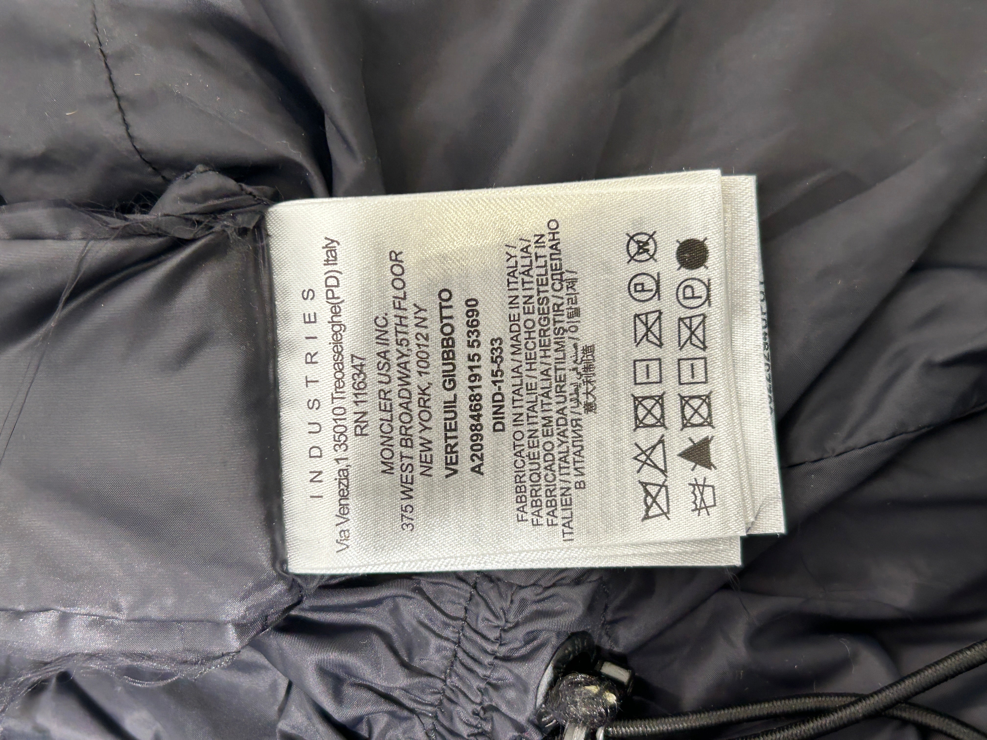 MONCLER/Jacket/1/Nylon/BLK/DOWN PUFFER view 5