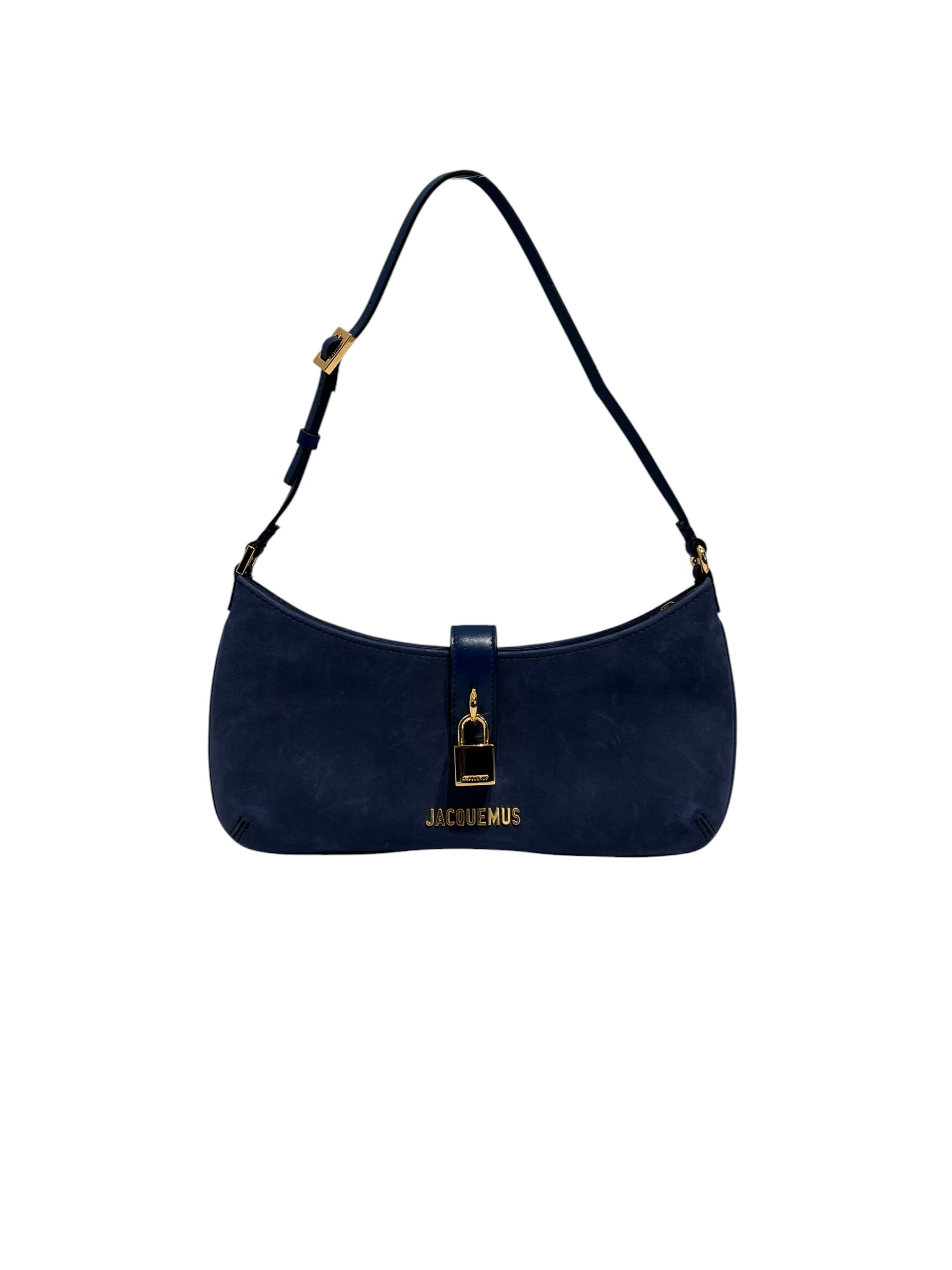 JACQUEMUS/Hand Bag/Suede/NVY/ view 1