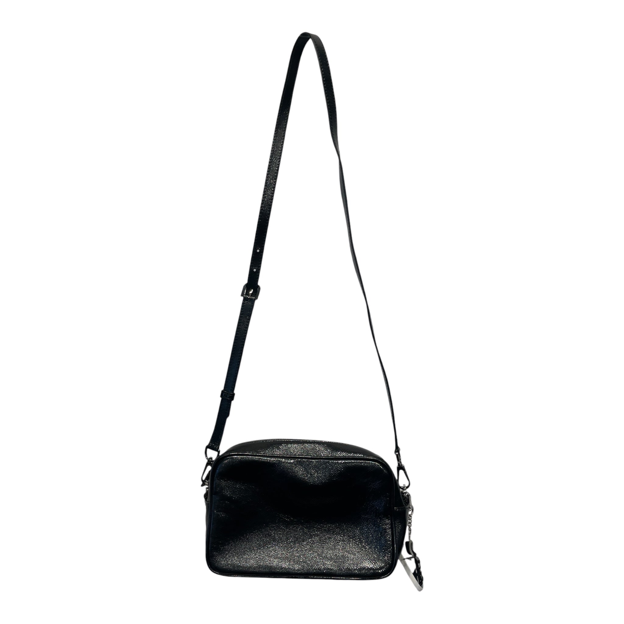 GOLDEN GOOSE/Cross Body Bag/Glitter/Leather/BLK/GLOSSY BLACK/ BEADED STAR view 2