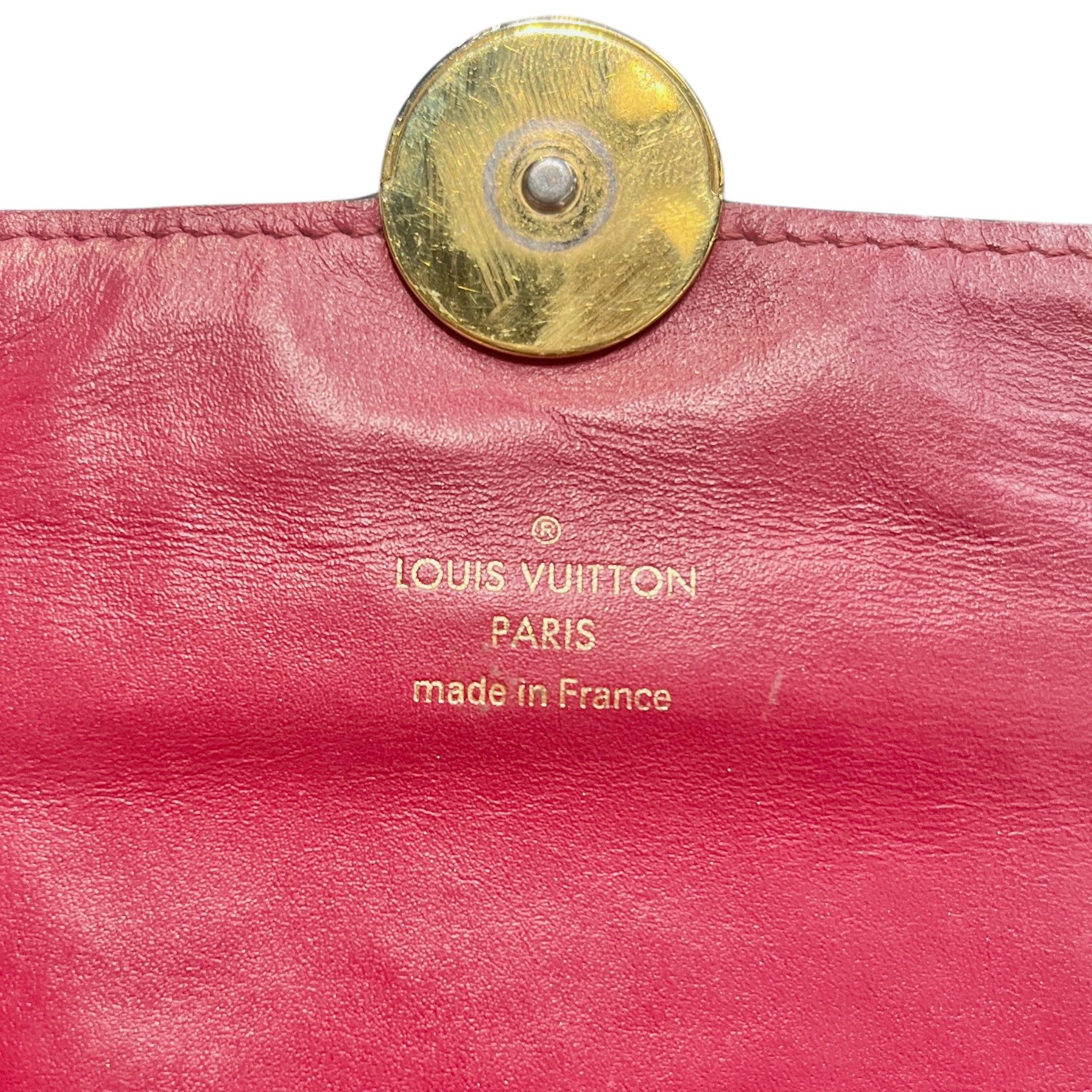 LOUIS VUITTON/Cross Body Bag/BRW/Floral lv logo buckle view 4