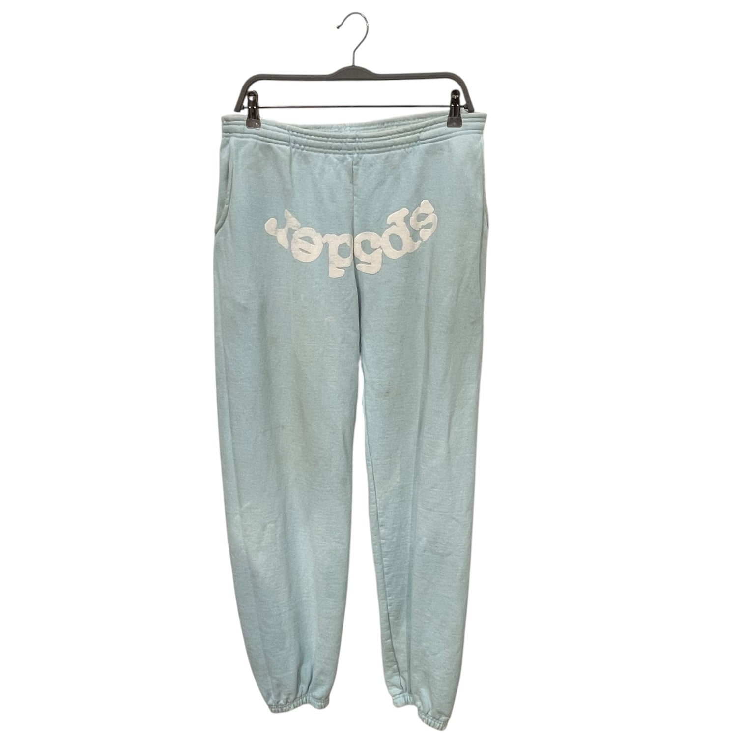 Sp5der/Pants/L/Cotton/BLU/High-waisted/SKY BLUE WEB SWEATPANTS view 1