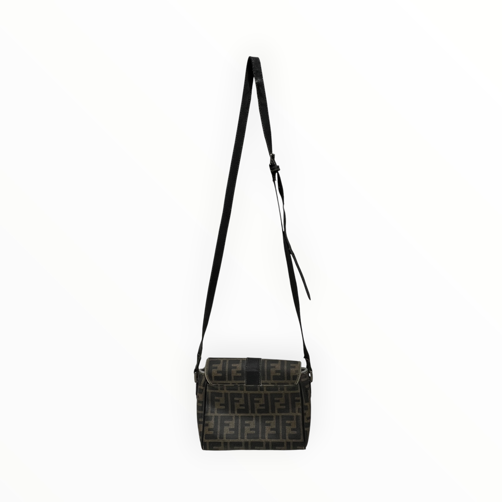 FENDI/Cross Body Bag/Leather/BRW/ZUCCA MINI MESSENGER view 2
