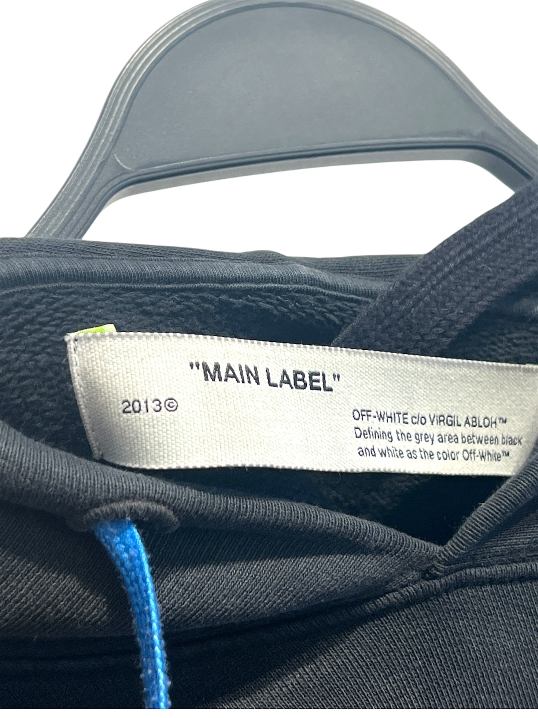 OFF-WHITE/Hoodie/S/Graphic/Cotton/BLK/Oversize/FW20 ABSTRACT ARROW EMBROIDERY view 3