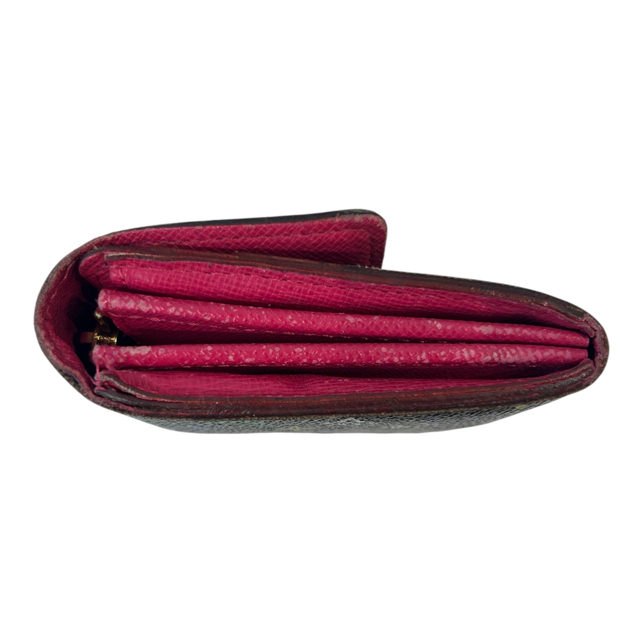 LOUIS VUITTON/Long Wallet/Monogram/Leather/BLK/L's/TAKASHI MURAKAMI SARAH WALLET view 6
