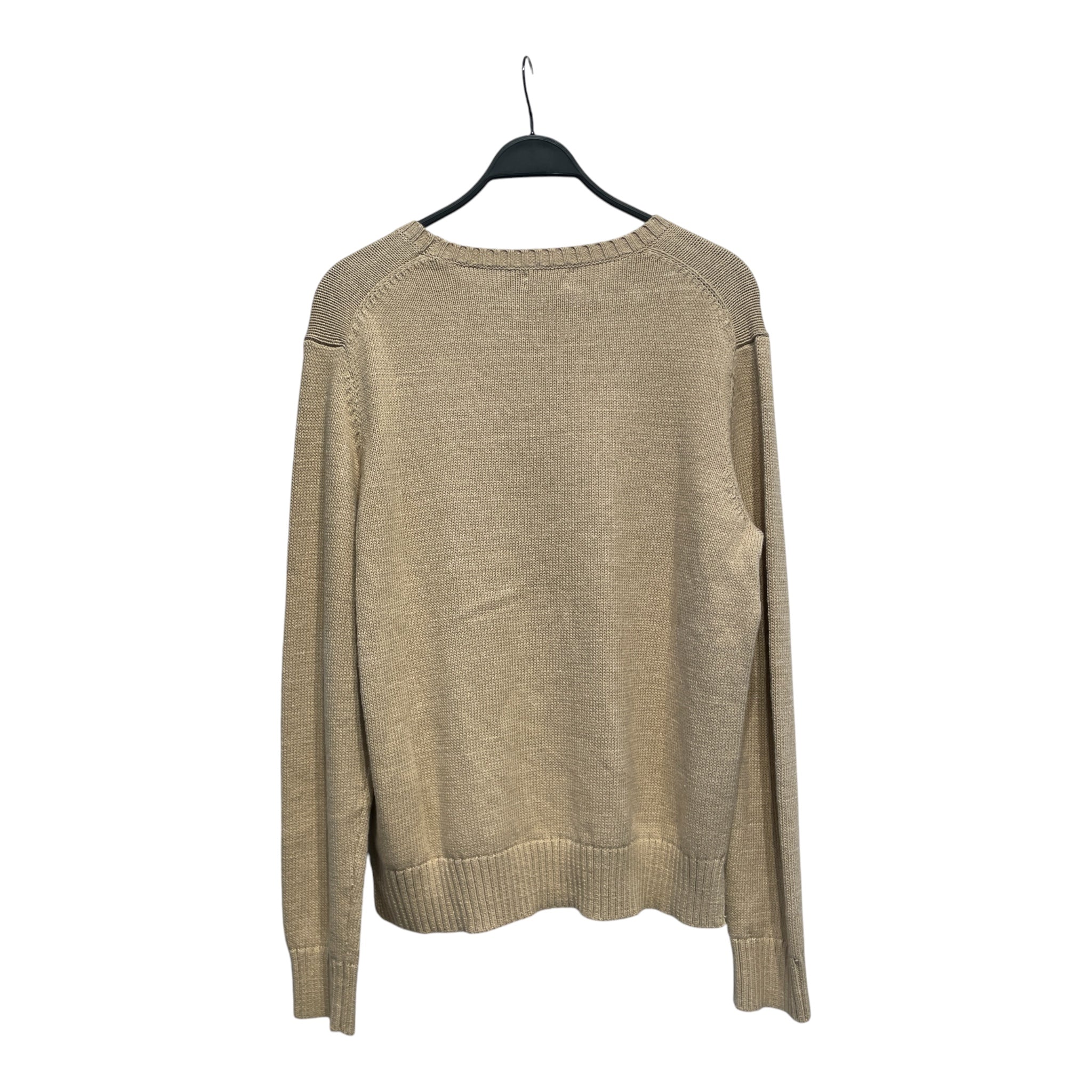 POLO RALPH LAUREN/Sweater/XXL/Wool/BEG/Oversize/ view 2