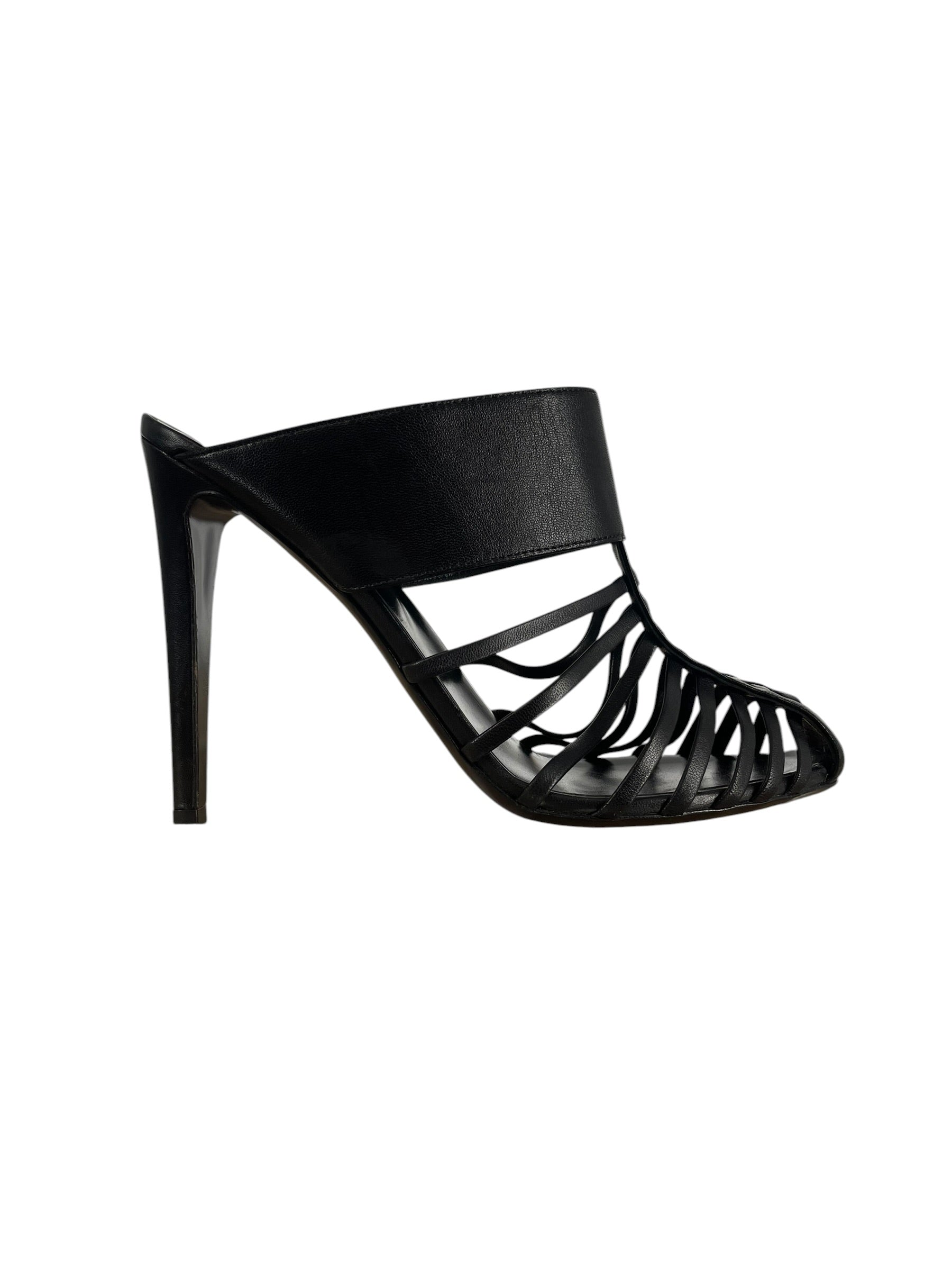 Vero Cuoio/Heels/EU 41/Leather/BLK/T-Strap/0285-0119 view 3