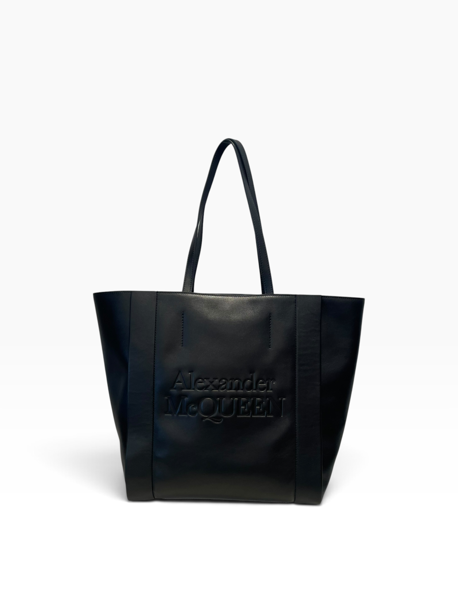 Alexander McQueen/Tote Bag/Leather/BLK/Alexander Mcqueen Shopping tot view 1