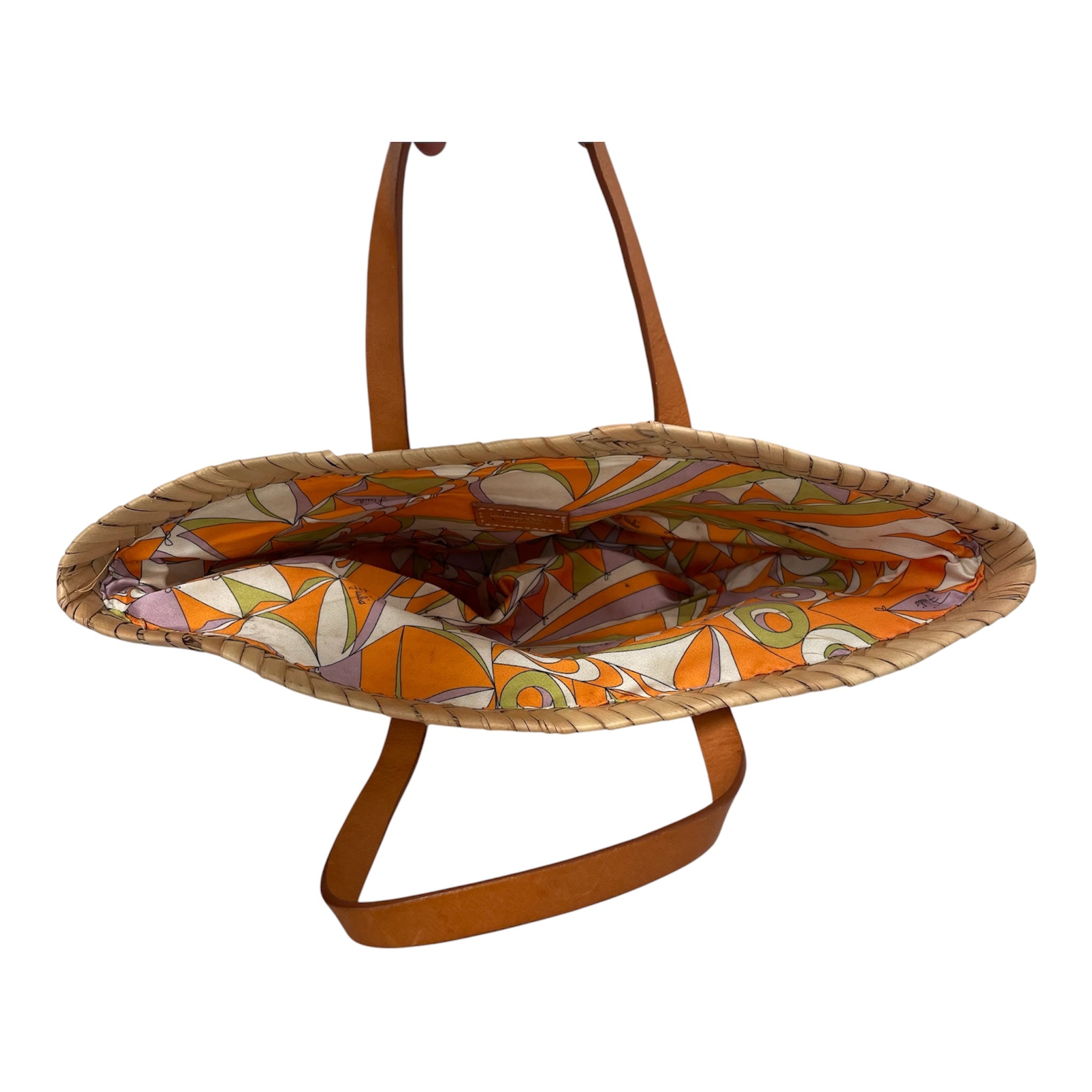 EMILIO PUCCI/Basket Bag/BEG/woven basket bag view 4