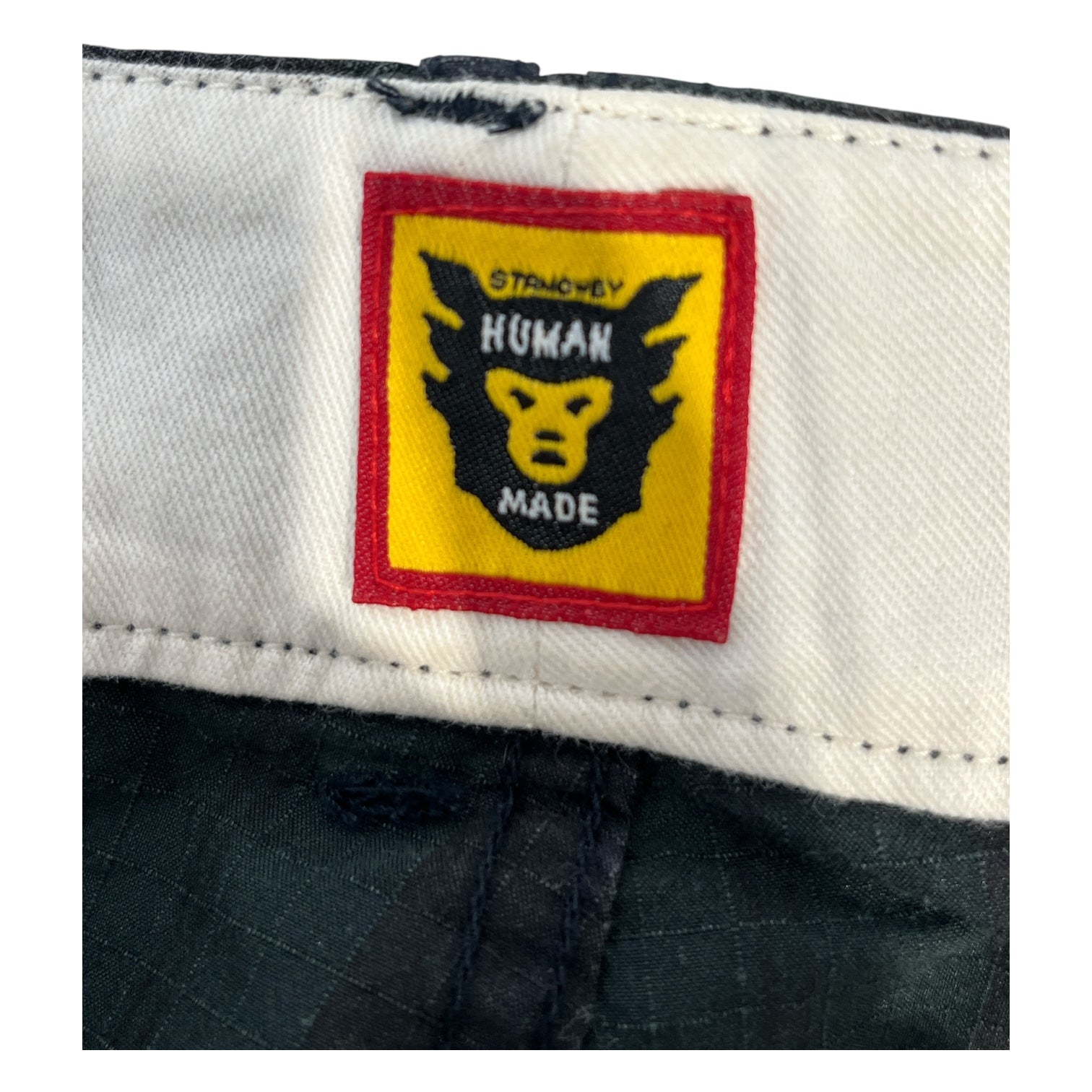 HUMAN MADE/Straight Pants/S/Cotton/NVY/Plaid/PLAID RIPSTOP PANTS view 3