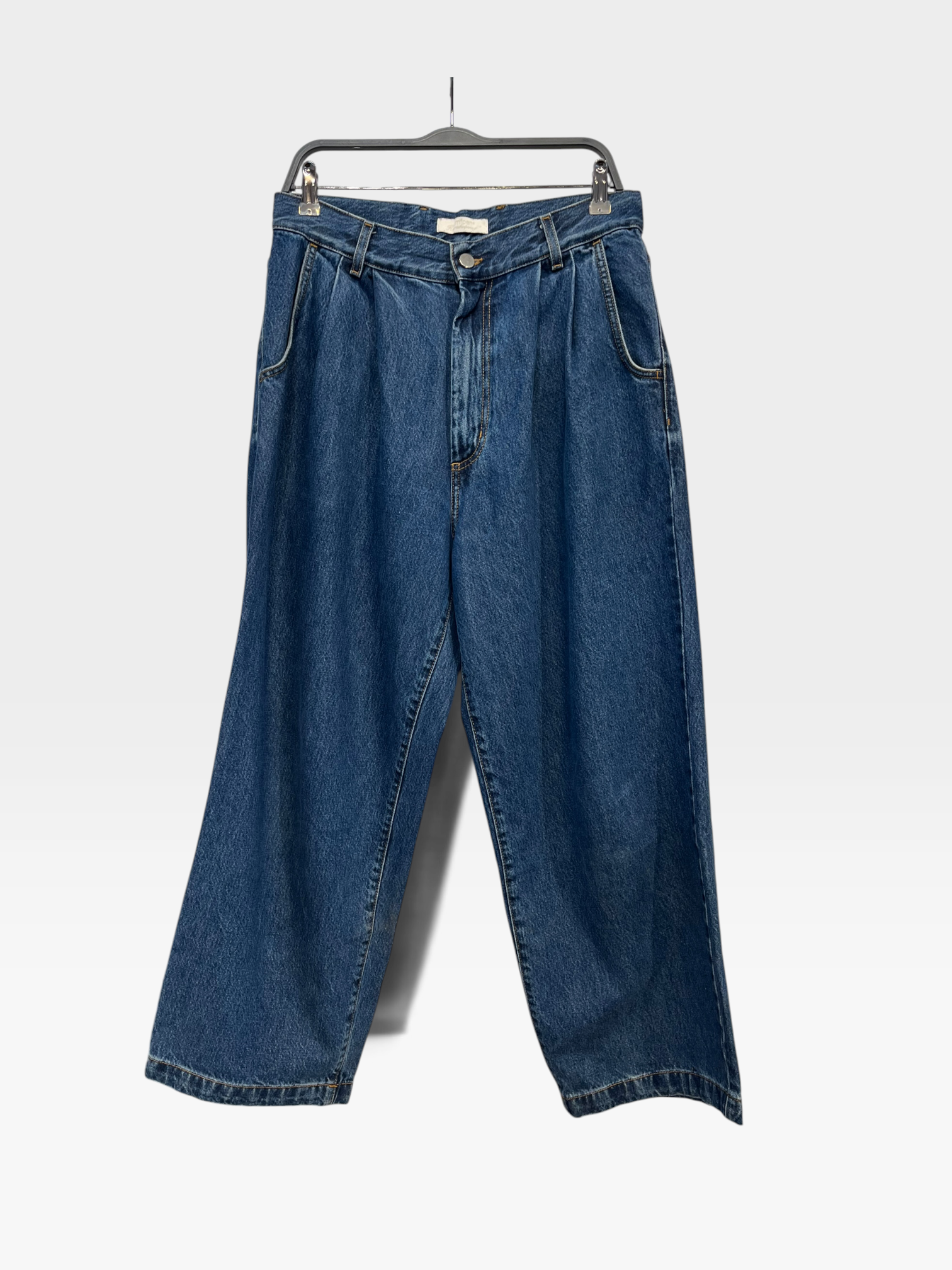 mfpen/Pants/M/Denim/BLU/plaid patch view 1